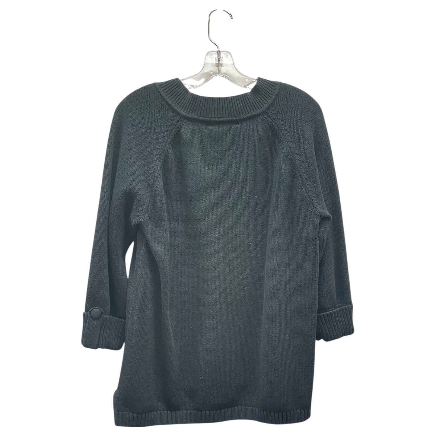 Sweater By Karen Scott In Black, Size:L