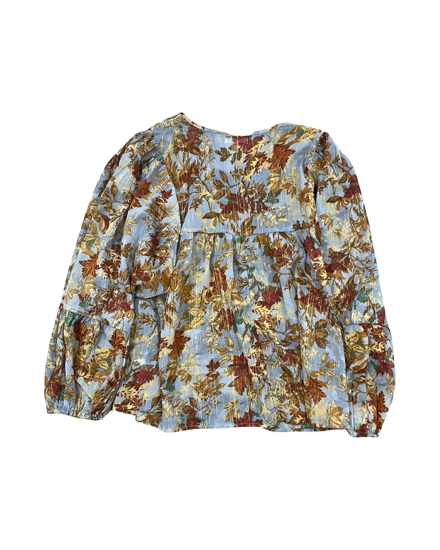 Top Ls By Maurices In Grey & Orange, Size:L
