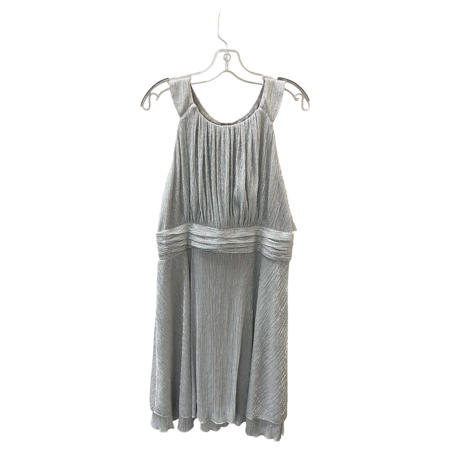 Dress Party Short By J.Taylor In Silver, Size:16