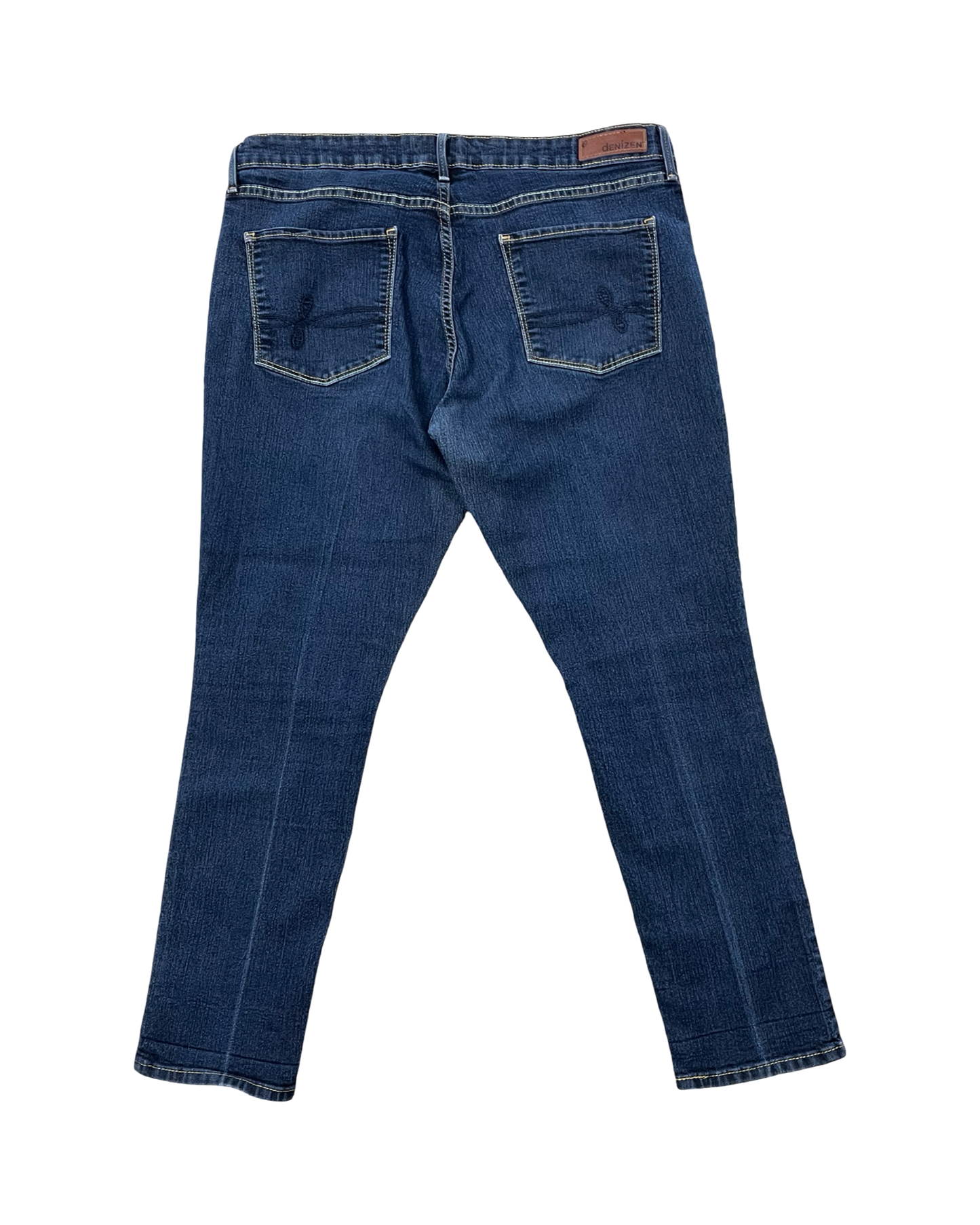 Jeans Skinny By Denizen By Levis In Blue Denim, Size:16