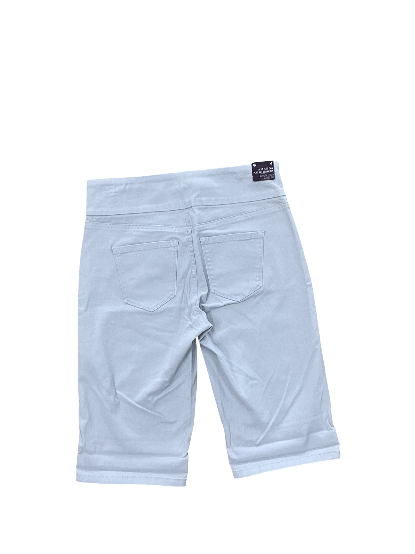 Shorts By Gloria Vanderbilt In Grey, Size:4