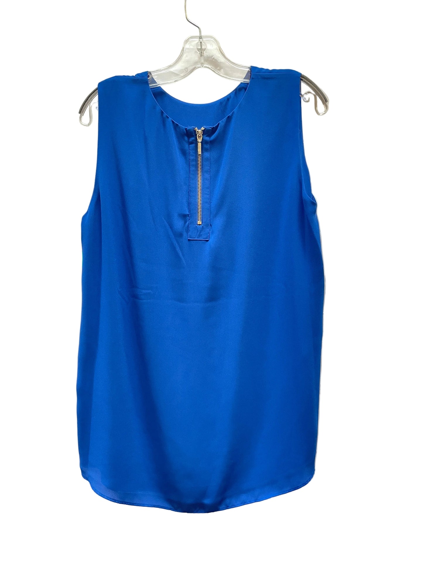 Top Sleeveless By Peck And Peck In Blue, Size:L