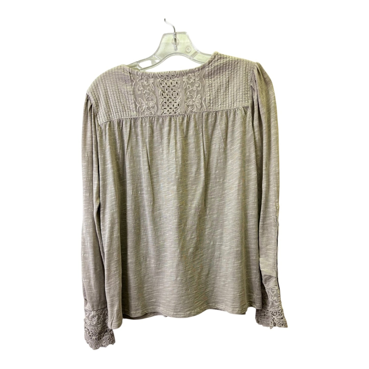 Top Ls Basic By Soft Surroundings In Taupe, Size:S