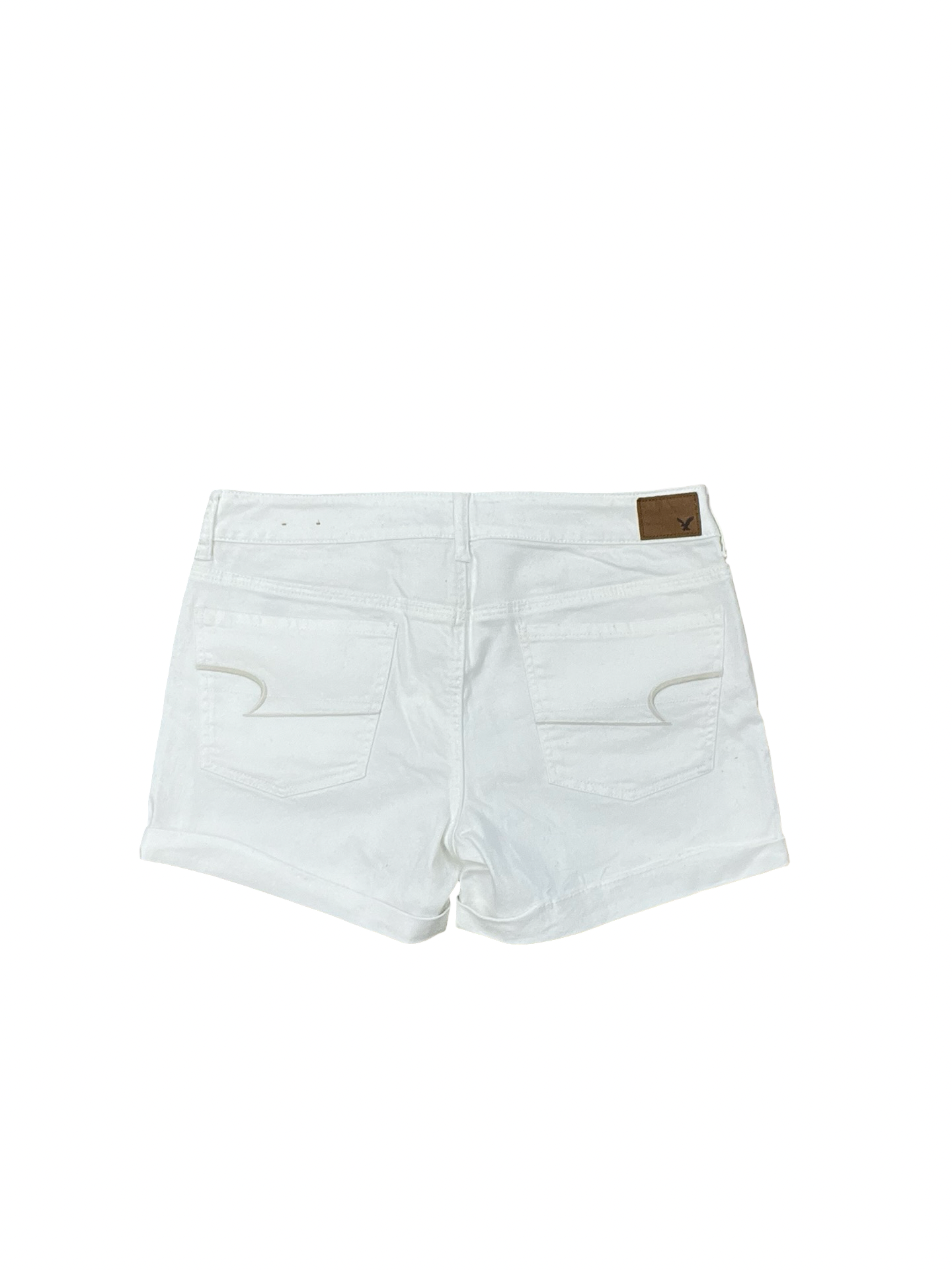 Shorts By American Eagle In White Denim, Size:12