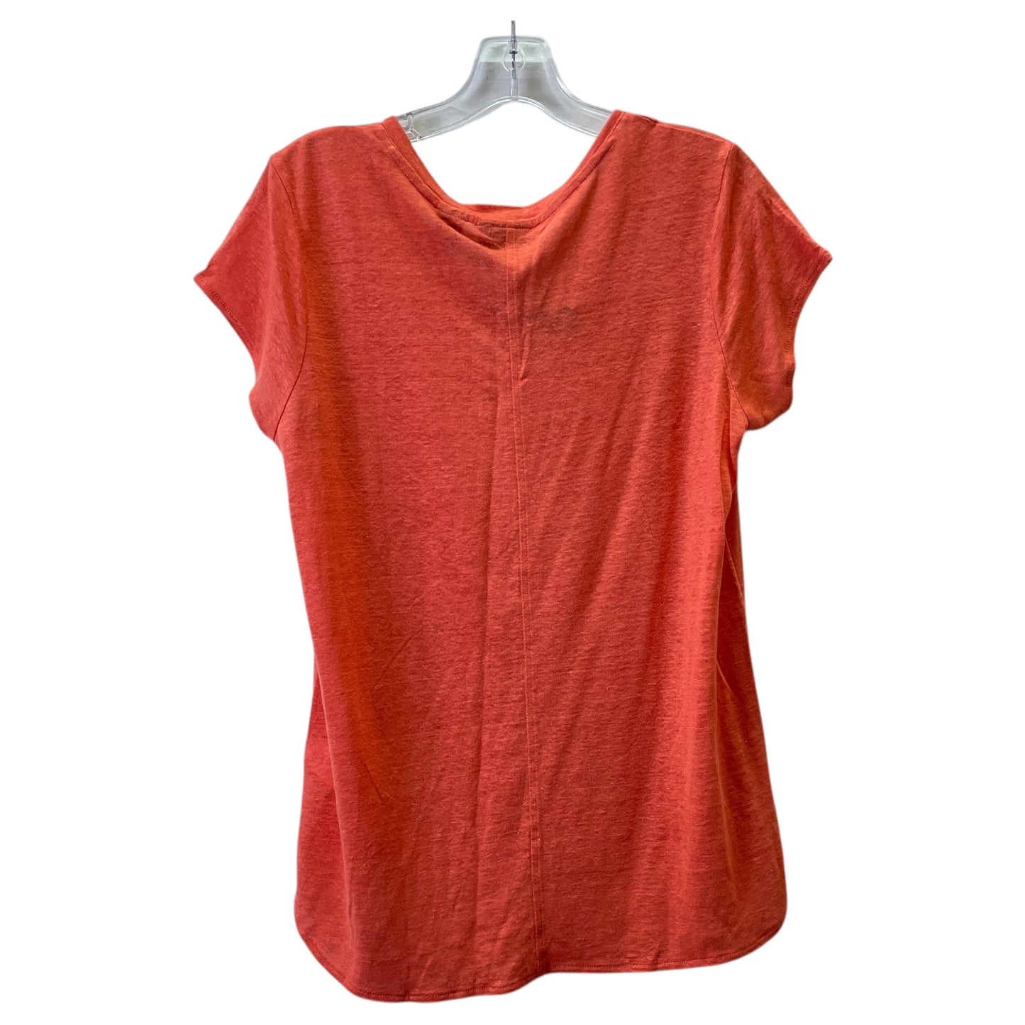 Top Ss Basic By Tahari By Arthur Levine In Orange, Size:L