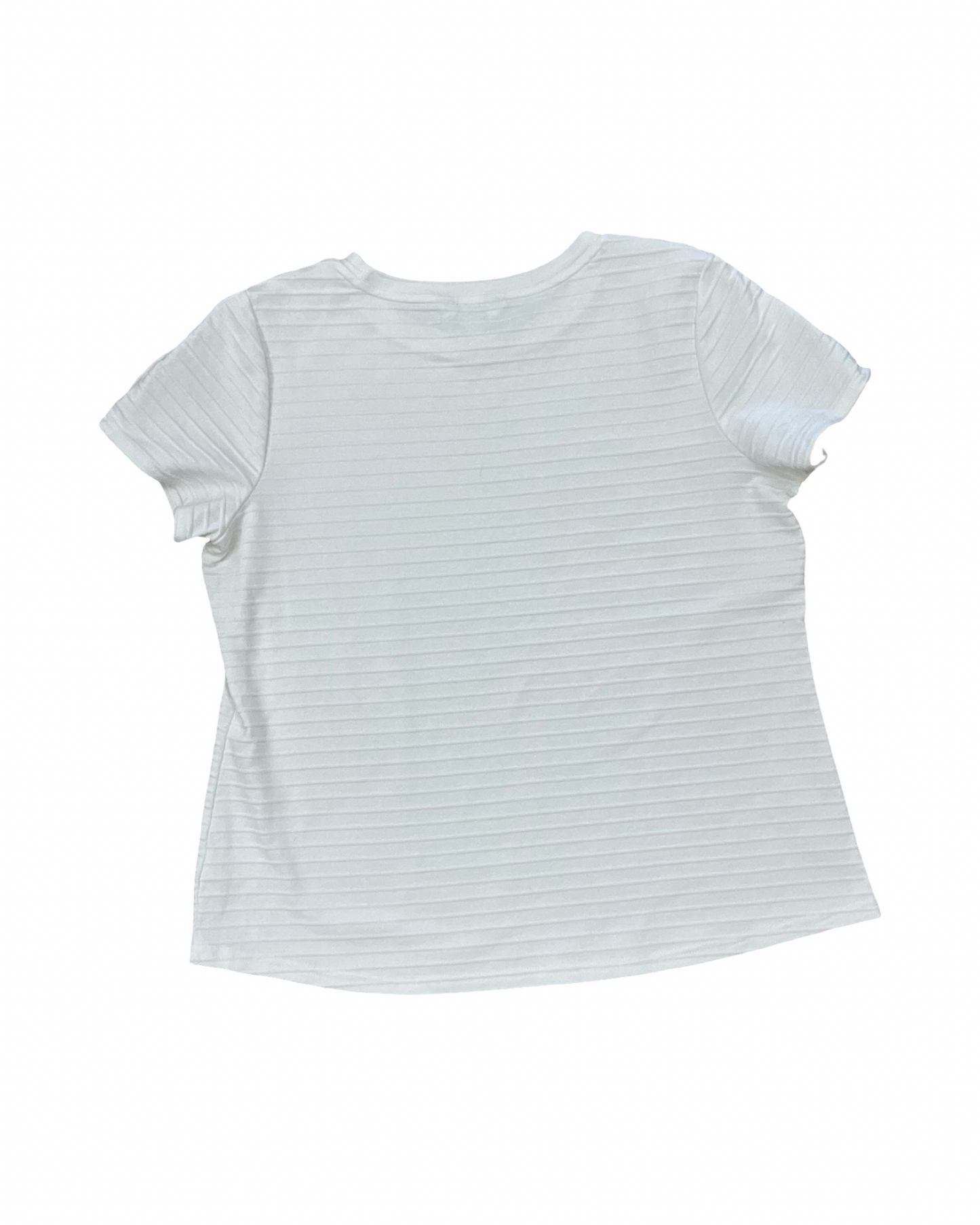 Top Ss By Liz Claiborne In Cream, Size:L