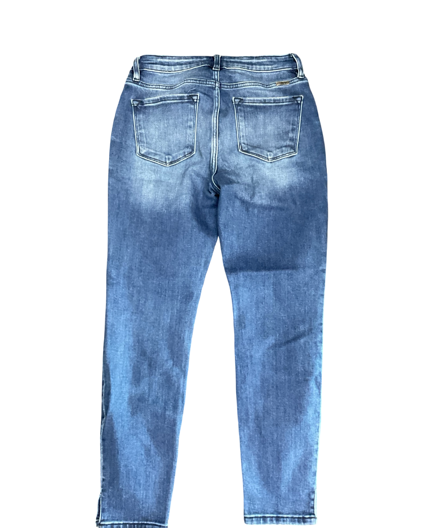 Jeans Skinny By Kancan In Blue Denim, Size:8