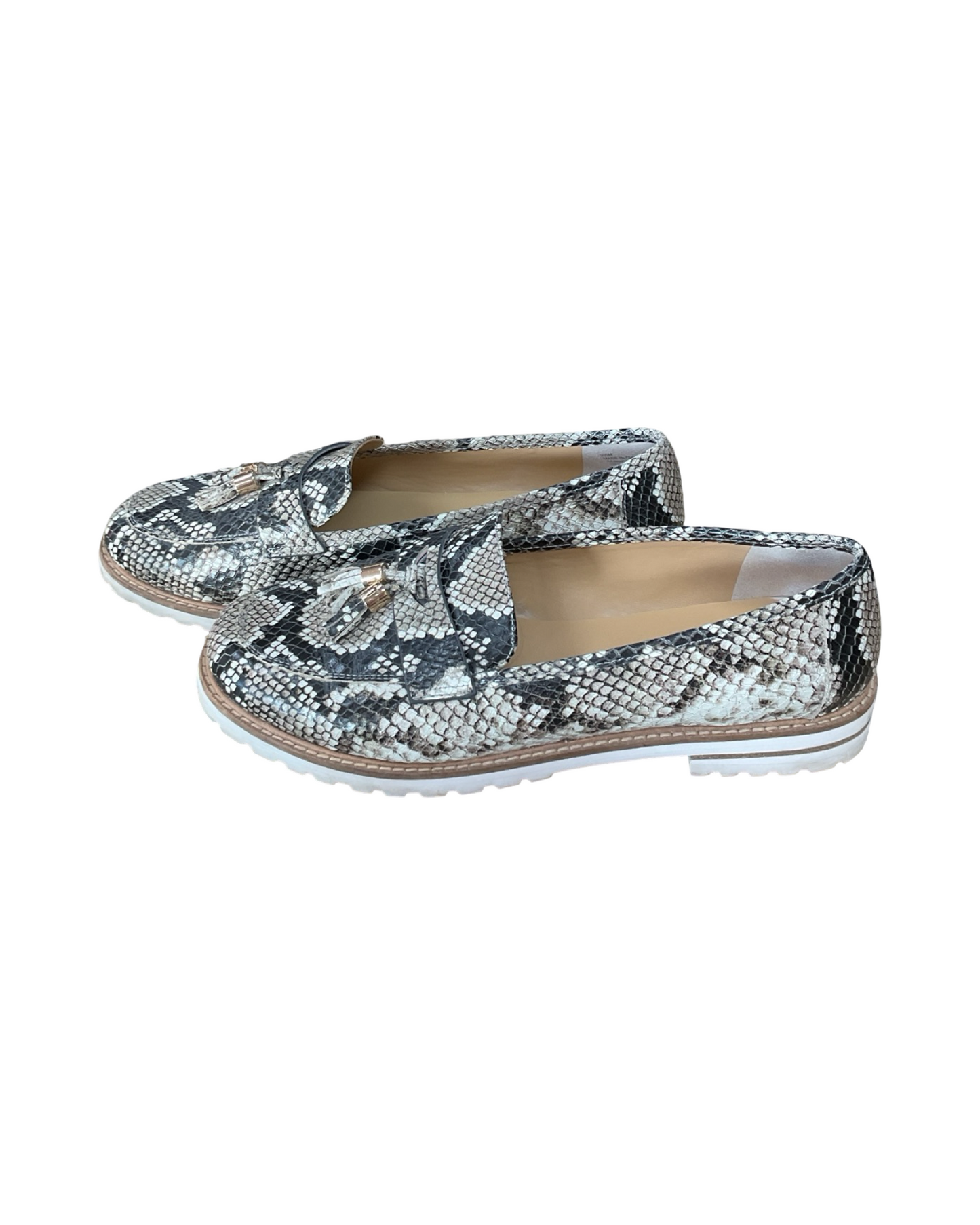 Shoes Flats By Talbots In Animal Print, Size:9.5