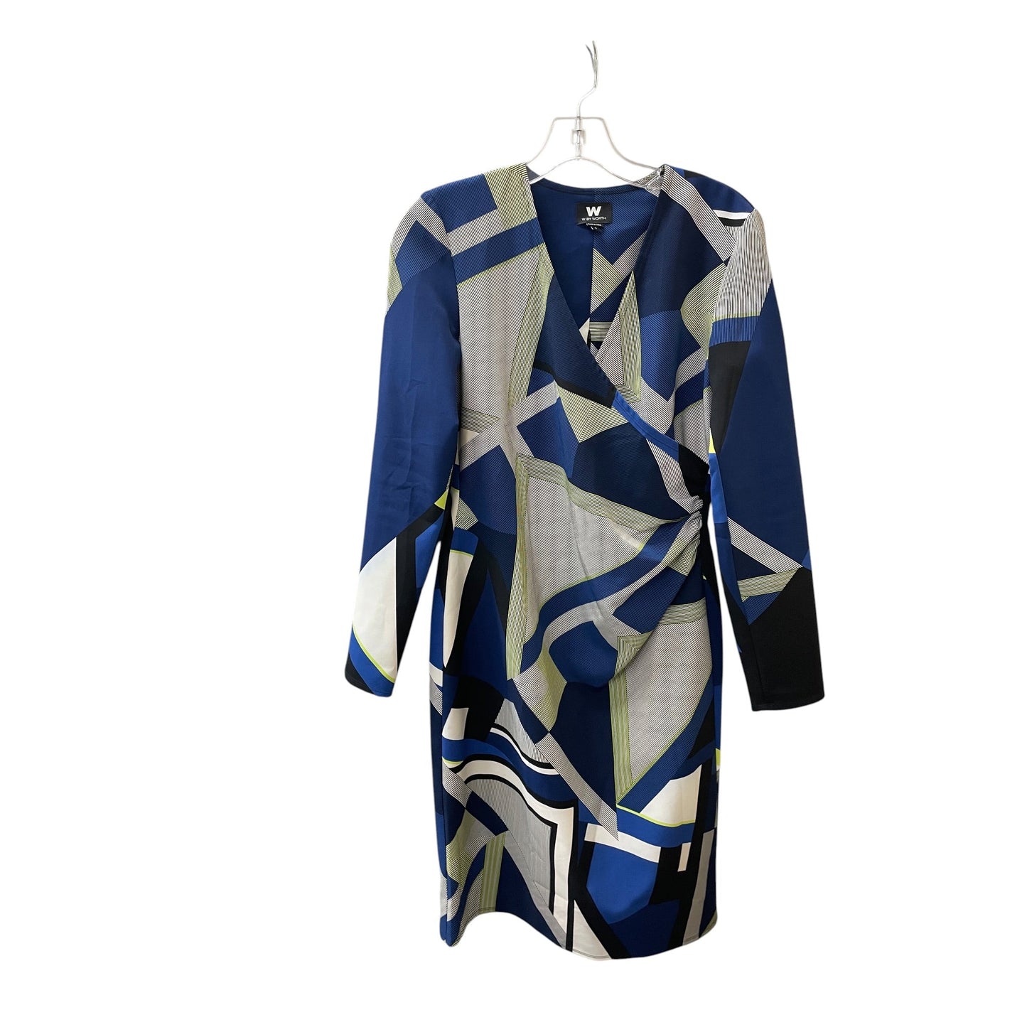 Dress Party Midi By W By Worth In Blue & Green, Size:S