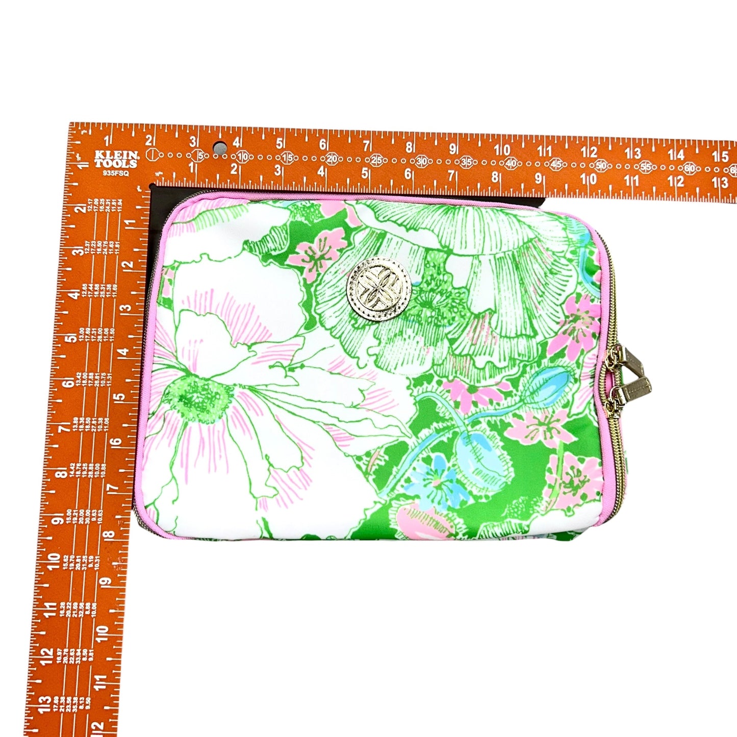 Makeup Bag 03 Piece Set Designer By Lilly Pulitzer, Size: Large