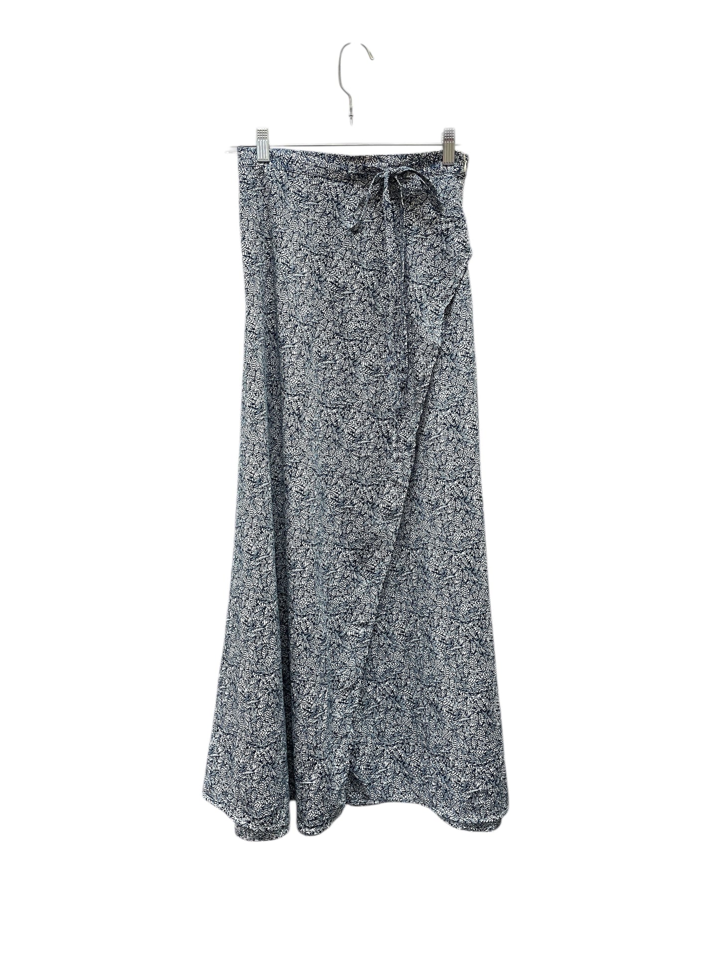 Skirt Maxi By Lulus In Blue & White, Size:M