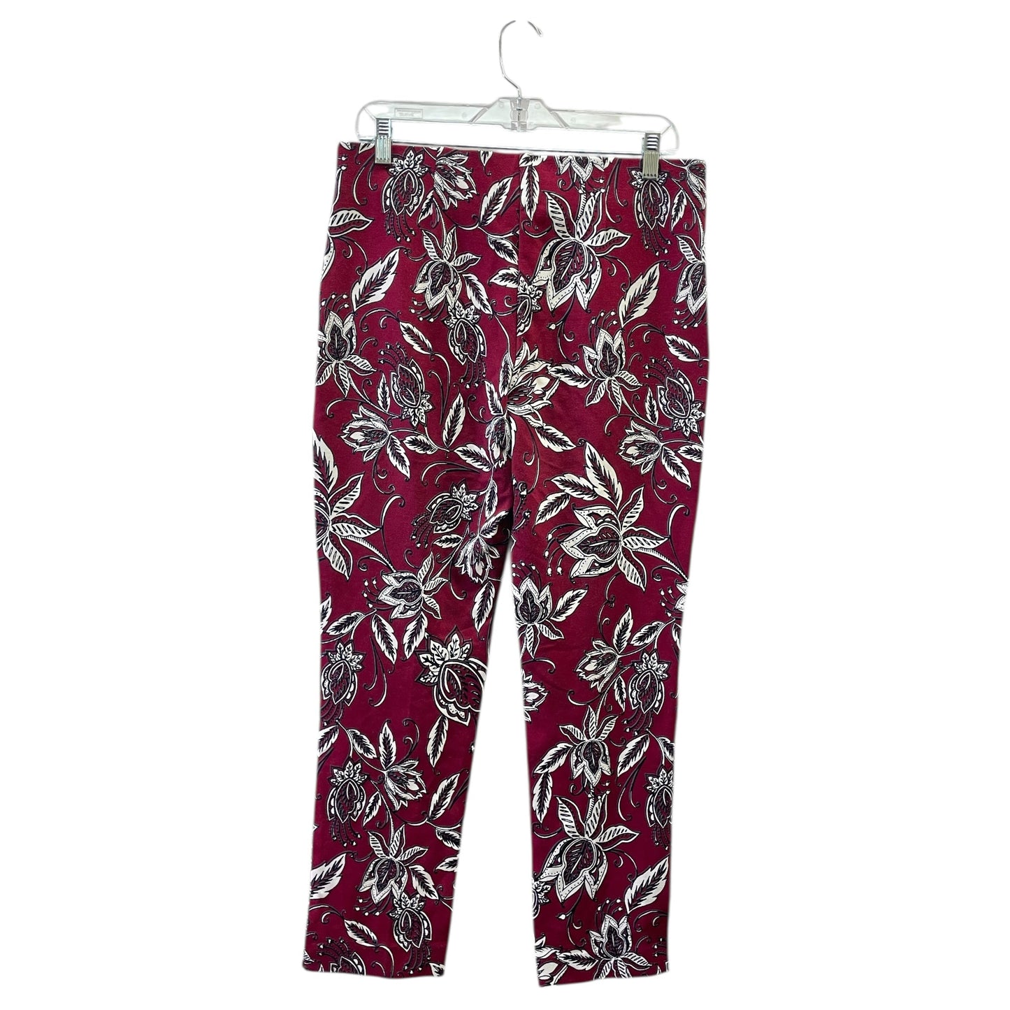 Pants Leggings By Chicos In Black & Red, Size:6