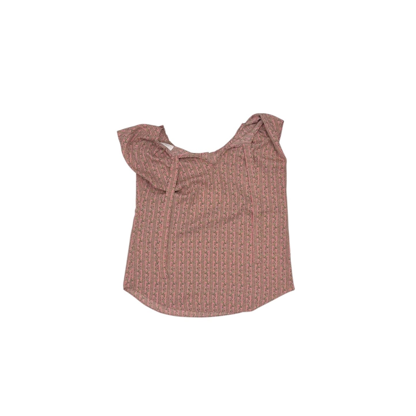 Blouse Ss By Lc Lauren Conrad In Pink & Yellow, Size:Xs