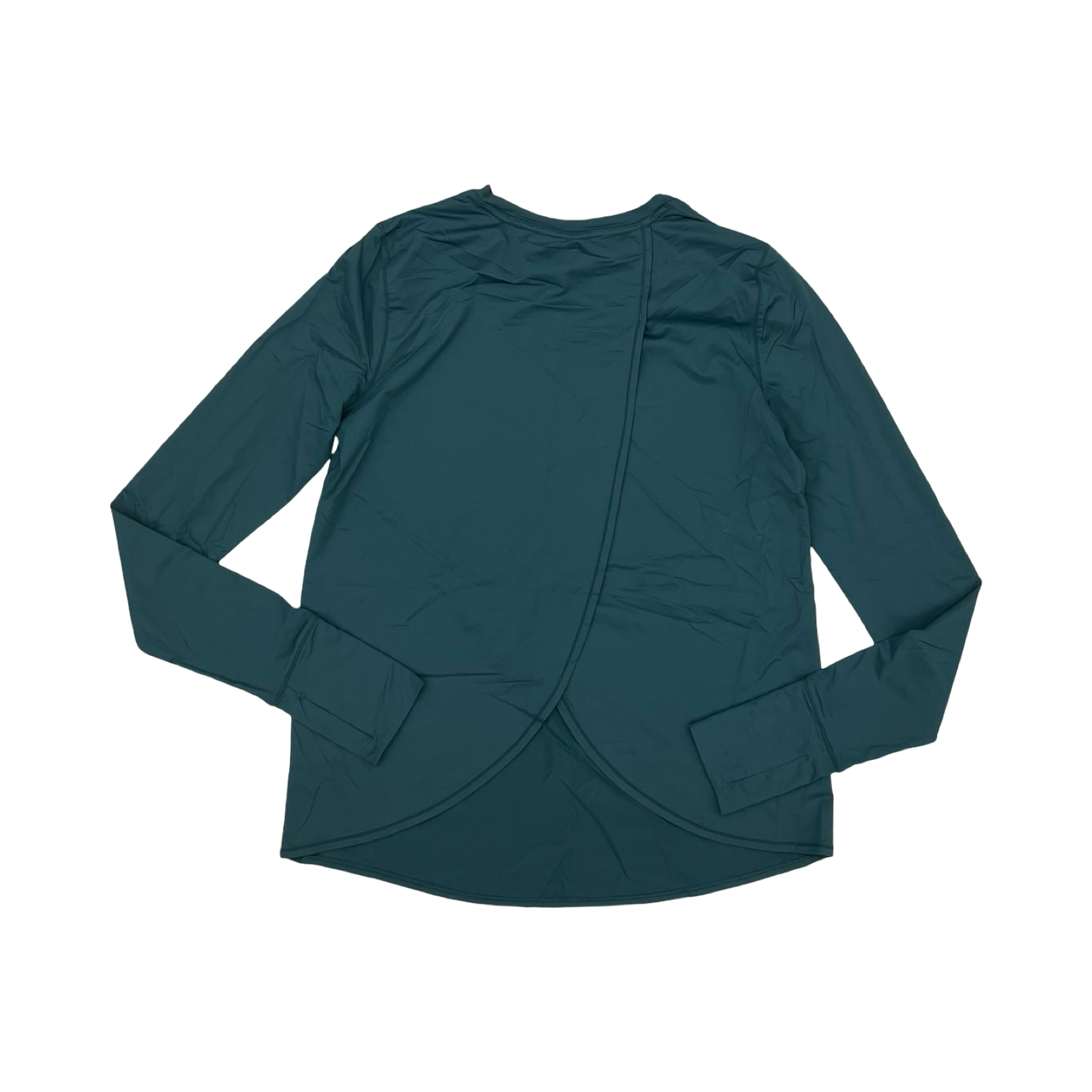 Athletic Top Ls Crewneck By Athleta In Green, Size:Xs