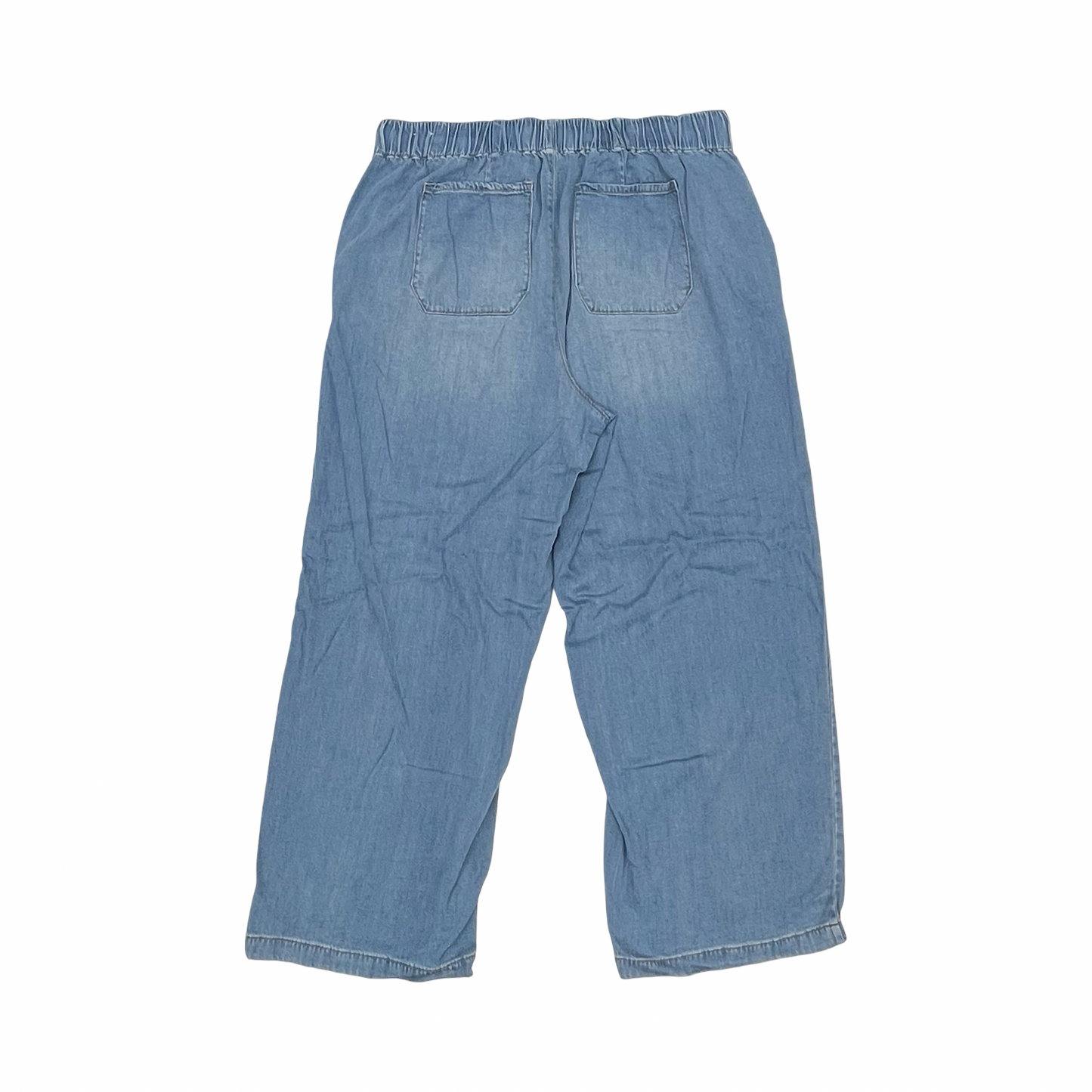 Pants Wide Leg By Lane Bryant In Blue Denim, Size:16