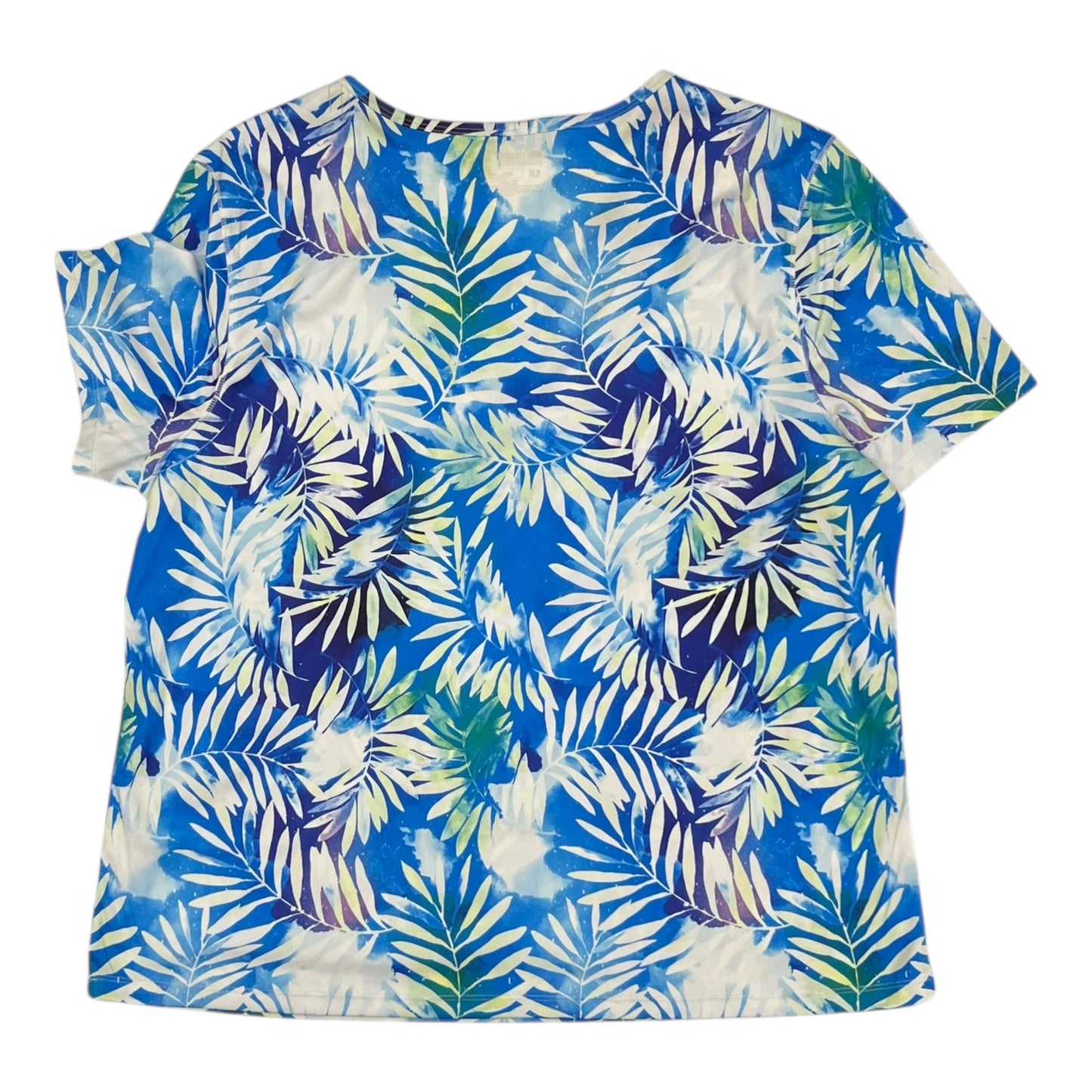 Top Ss By Reel Legends In Blue & White, Size:1X