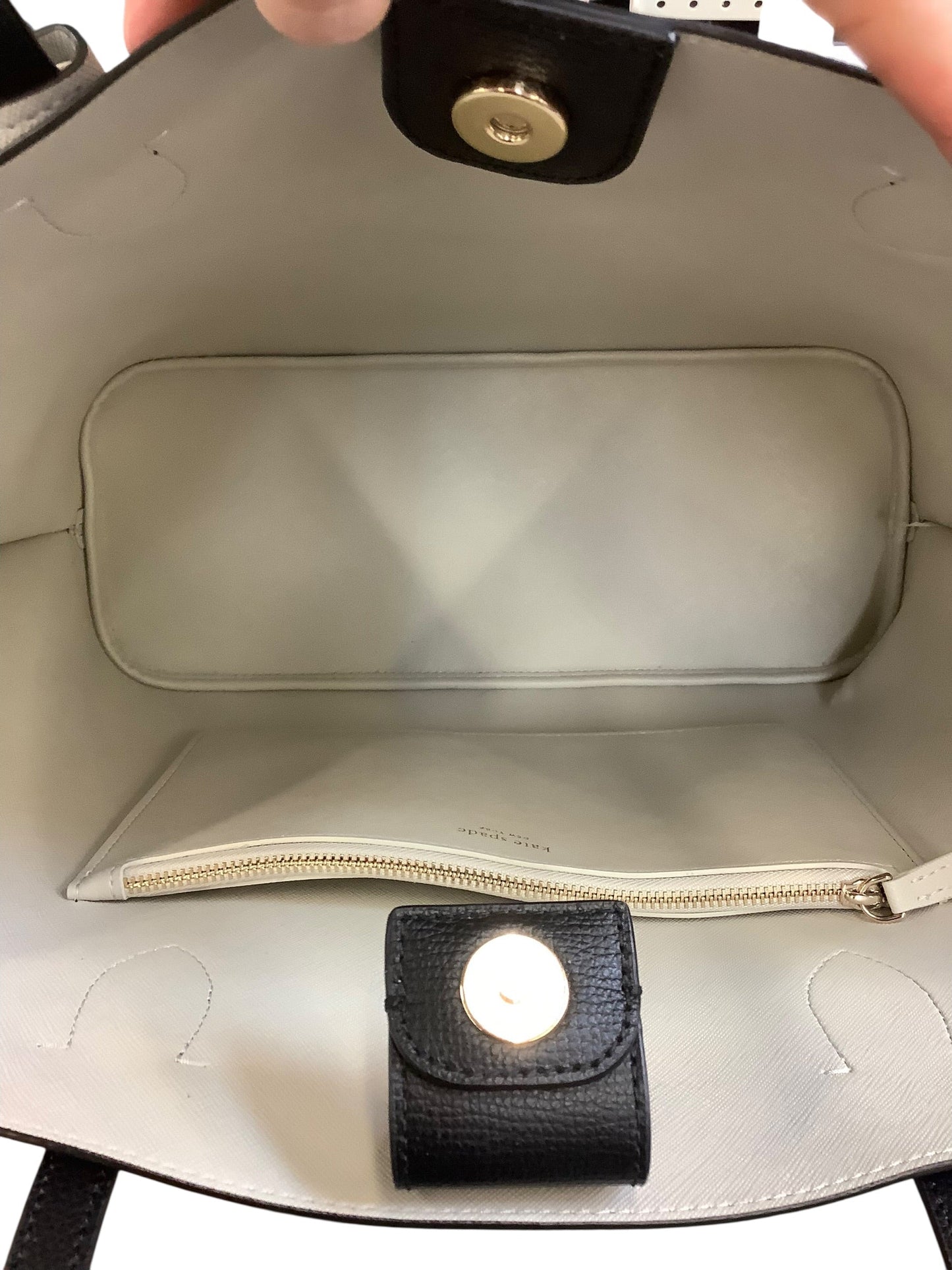 Handbag Designer By Kate Spade In Black, Size:Large