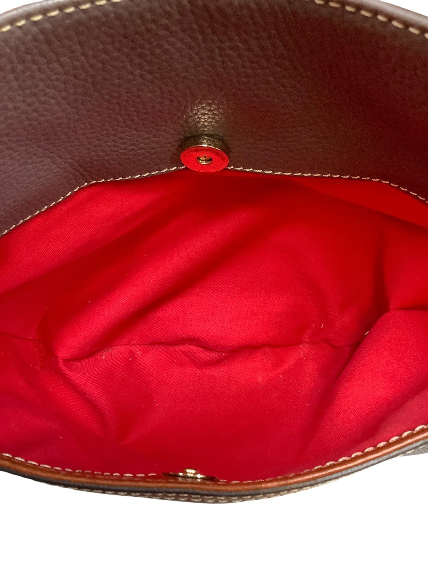 Handbag Designer By Dooney And Bourke In Taupe, Size:Medium