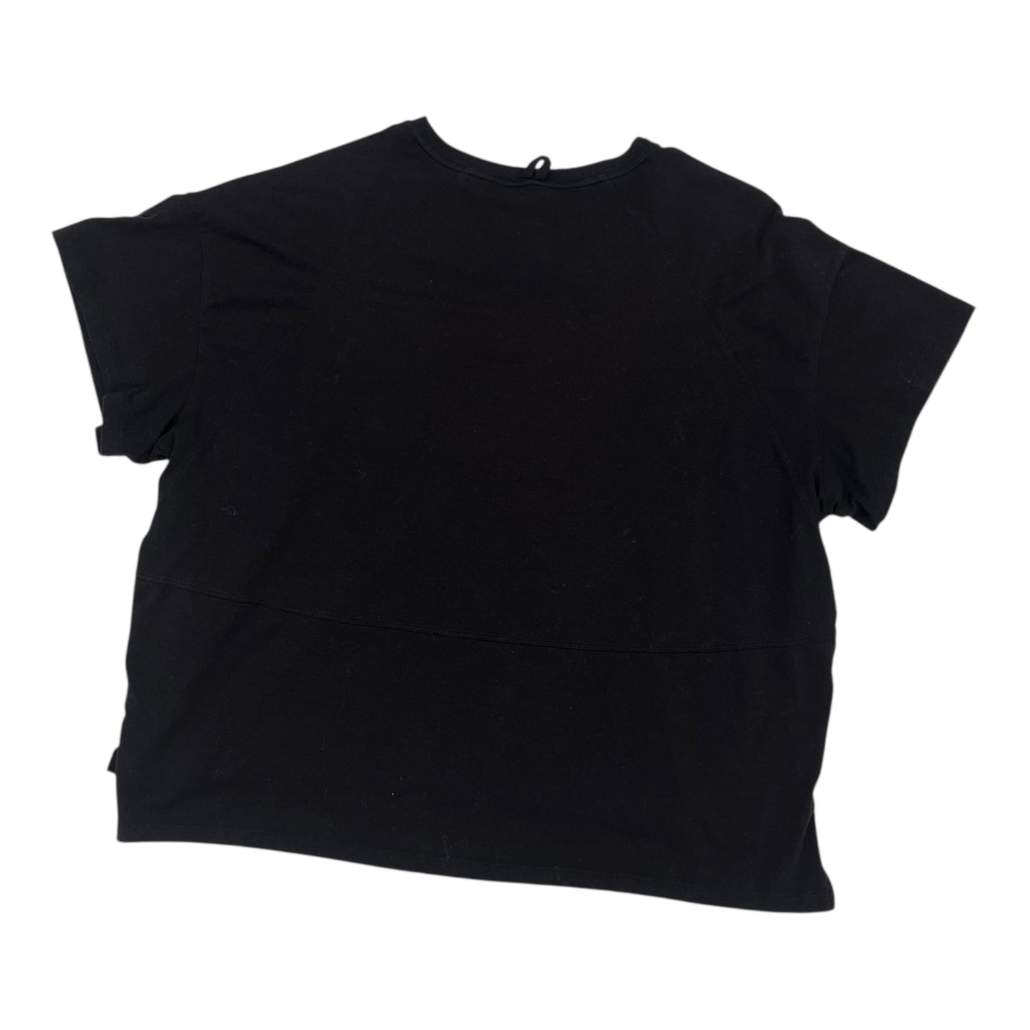 ATHLETIC TOP SS by FLX In BLACK, Size: 2X