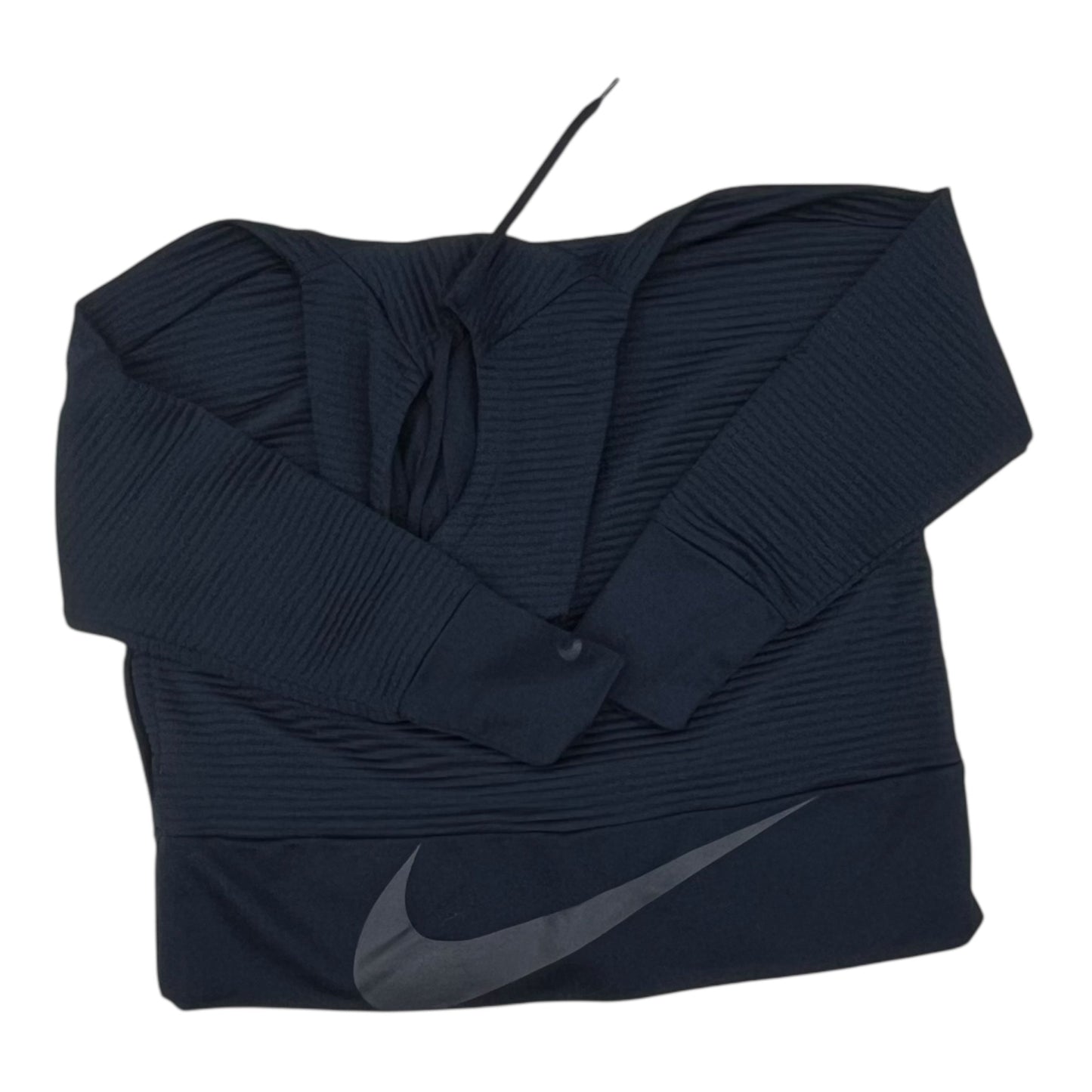 Athletic Sweatshirt Hoodie By Nike In Navy, Size:M