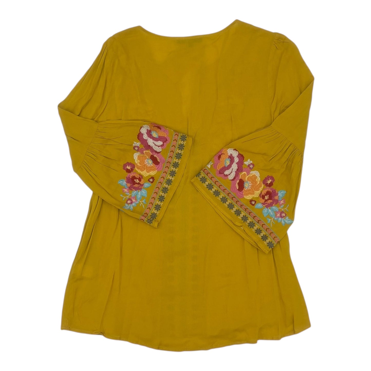 BLOUSE 3/4 SLEEVE by ANDREE BY UNIT In YELLOW, Size: S