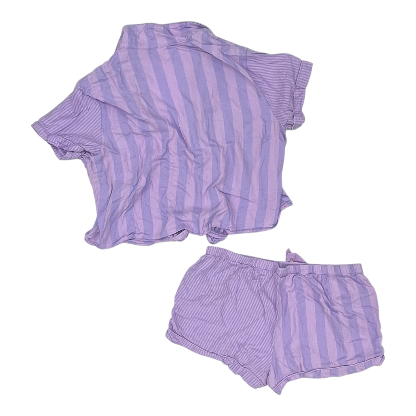 Lounge Set Shorts By Joyspun In Purple, Size:L
