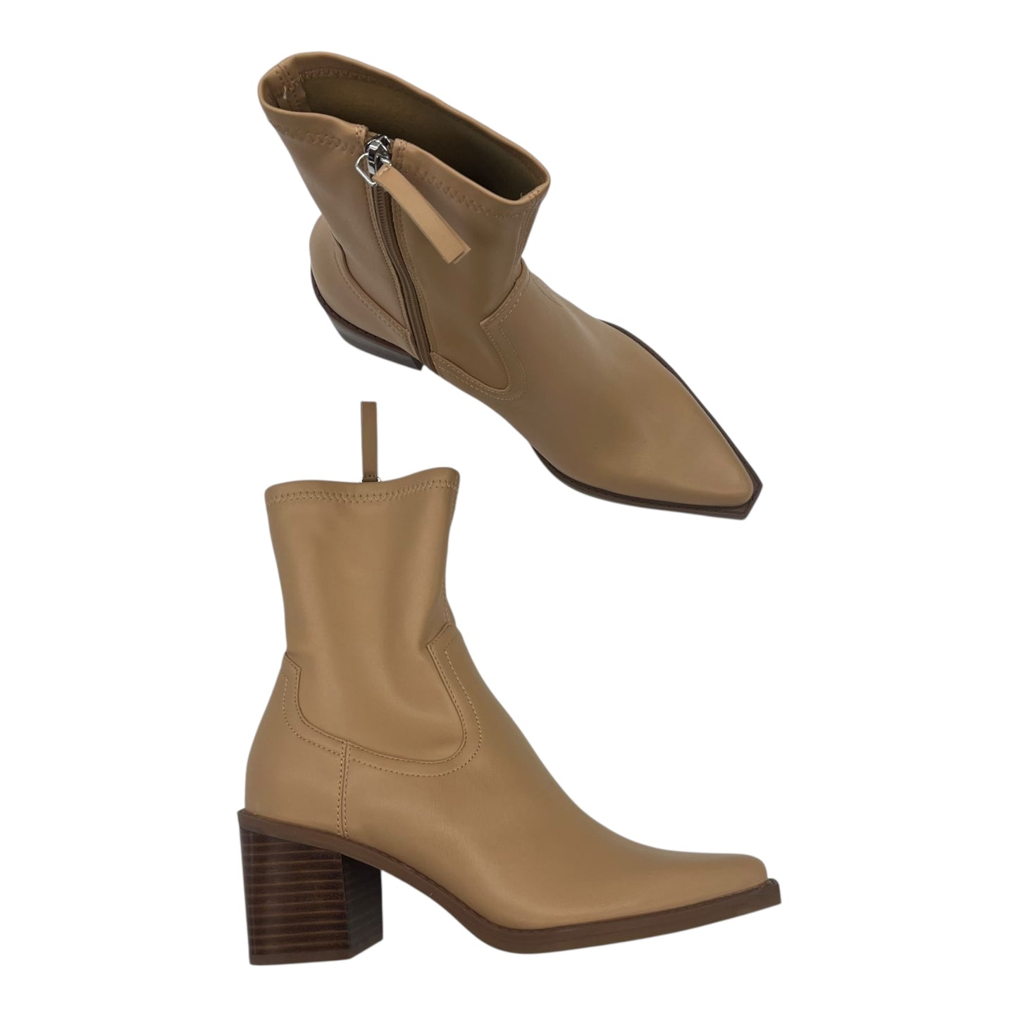 Boots Ankle Heels By Dolce Vita In Brown, Size:7