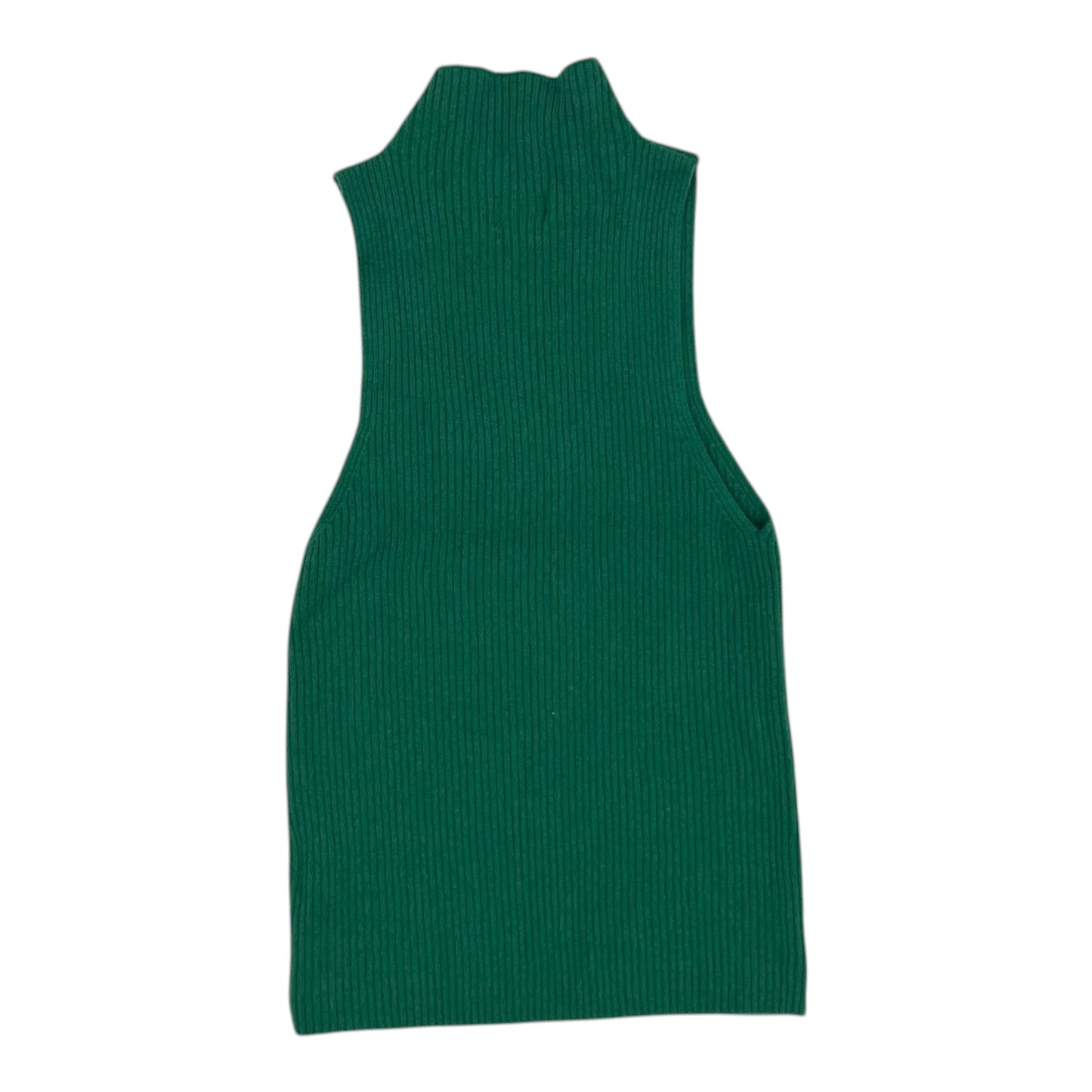 Vest Sweater By Maeve In Green, Size:L