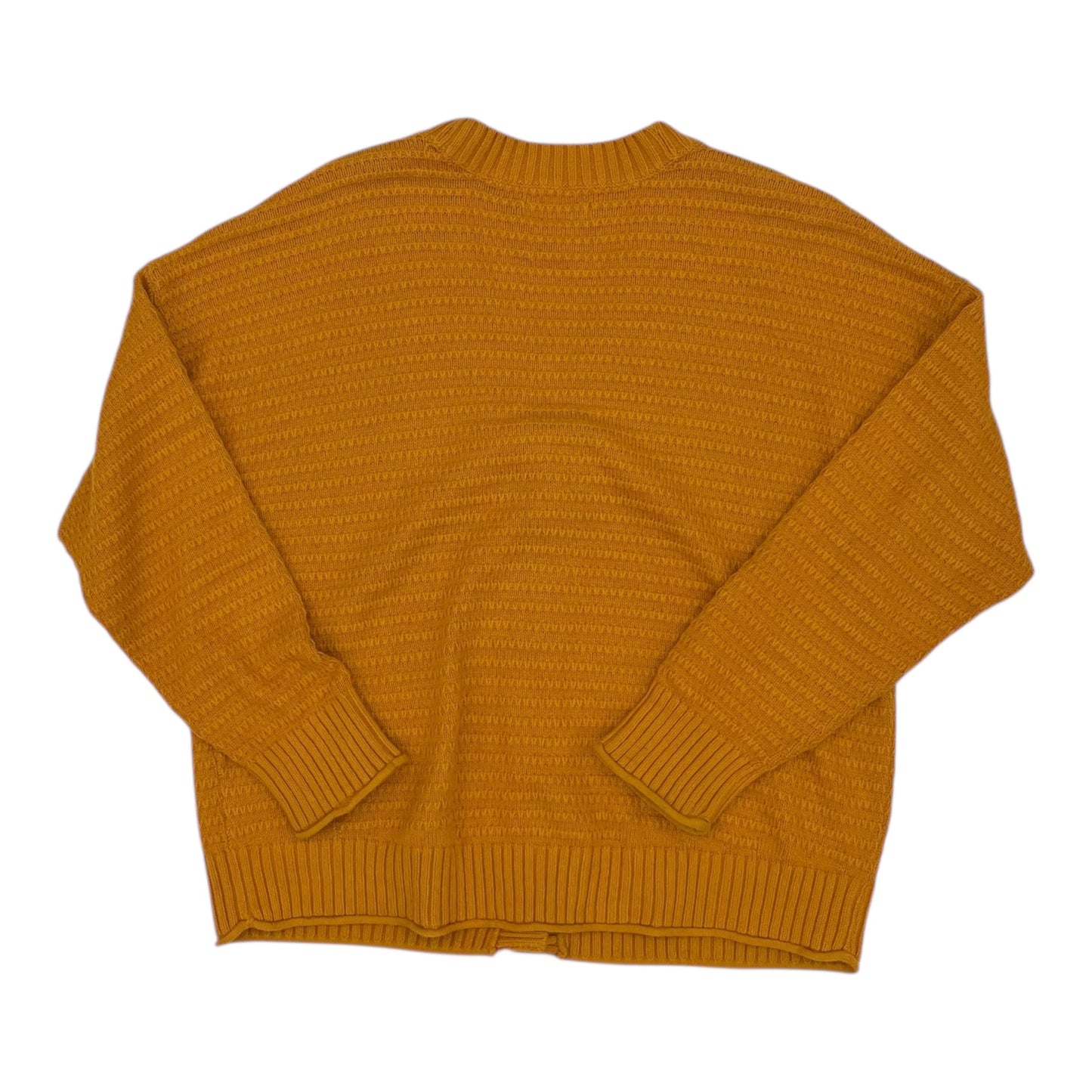 Sweater Cardigan By Sonoma In Yellow, Size:Xxl