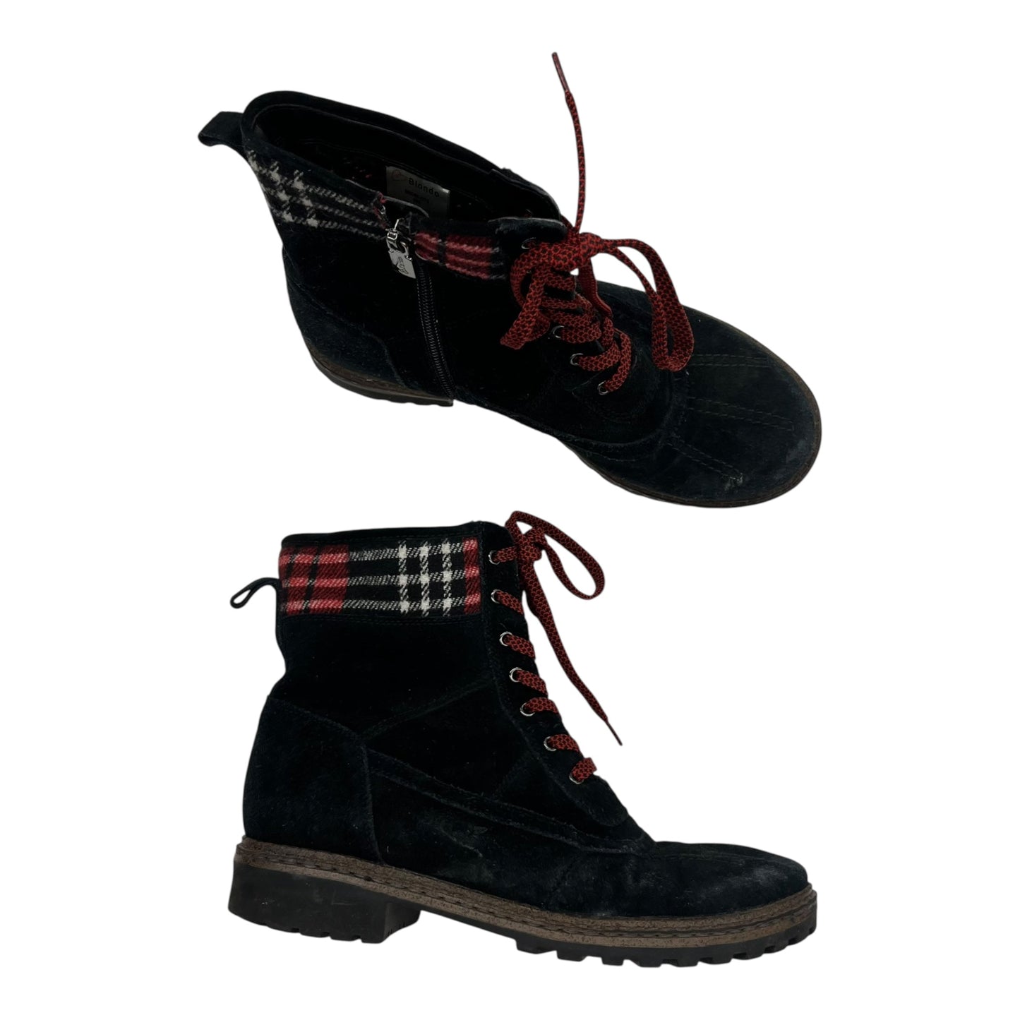 Boots Ankle Flats By Blondo In Black, Size:8