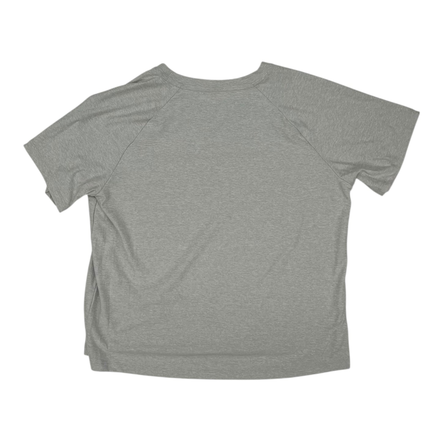 Athletic Top Ss By Jockey In Grey, Size:Xs