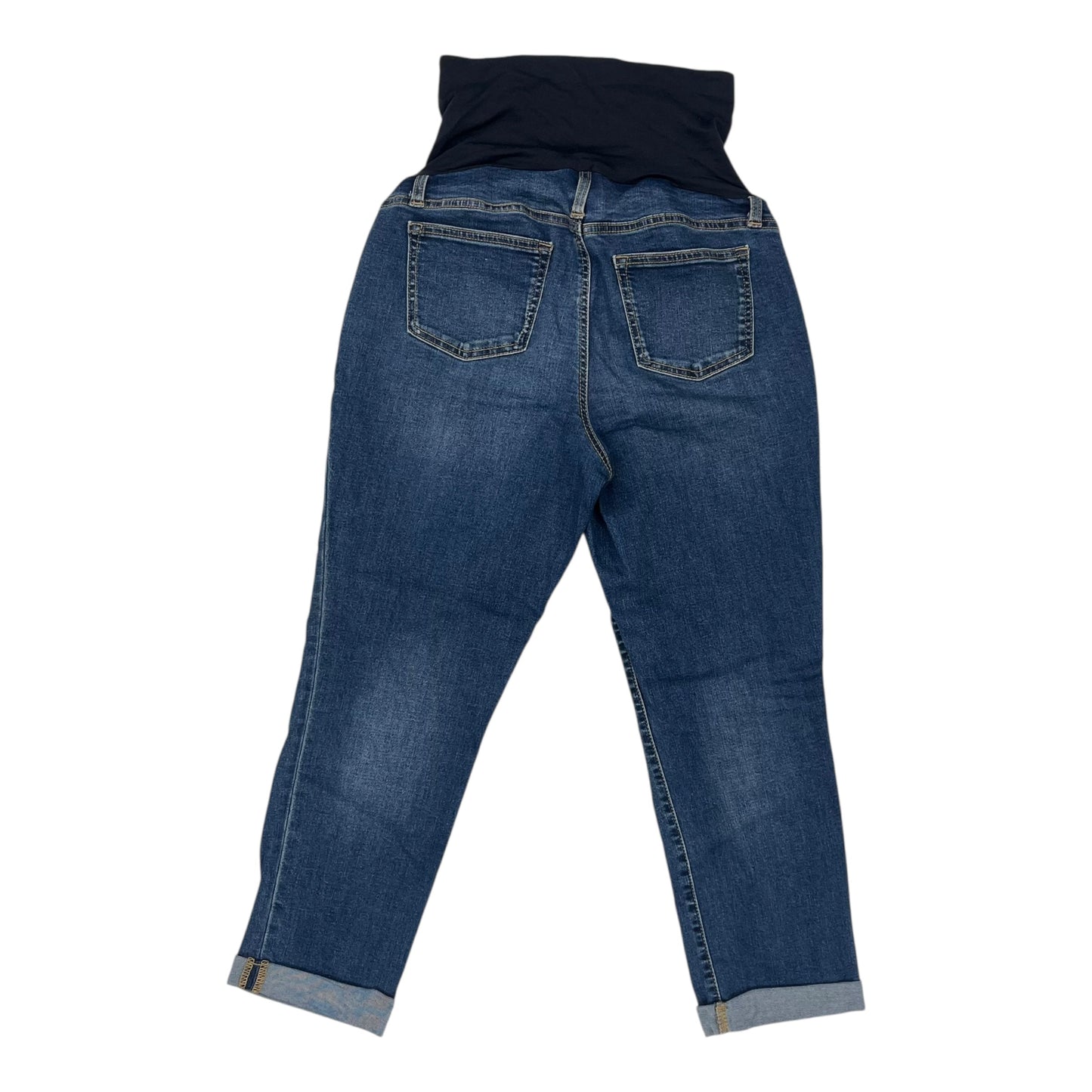 Mat Capris By A Glow In Blue Denim, Size:M