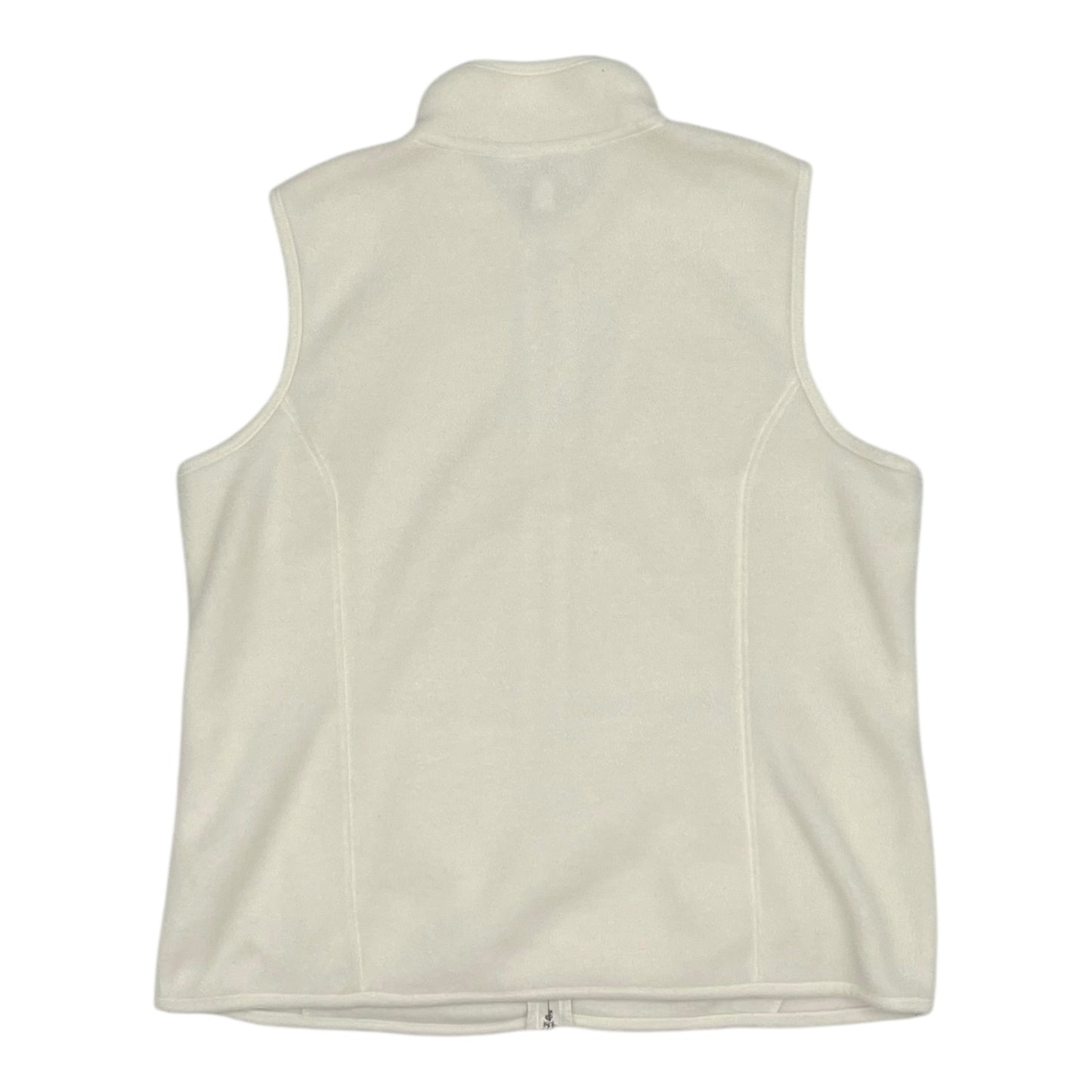 Vest Fleece By Karen Scott In Cream, Size:M