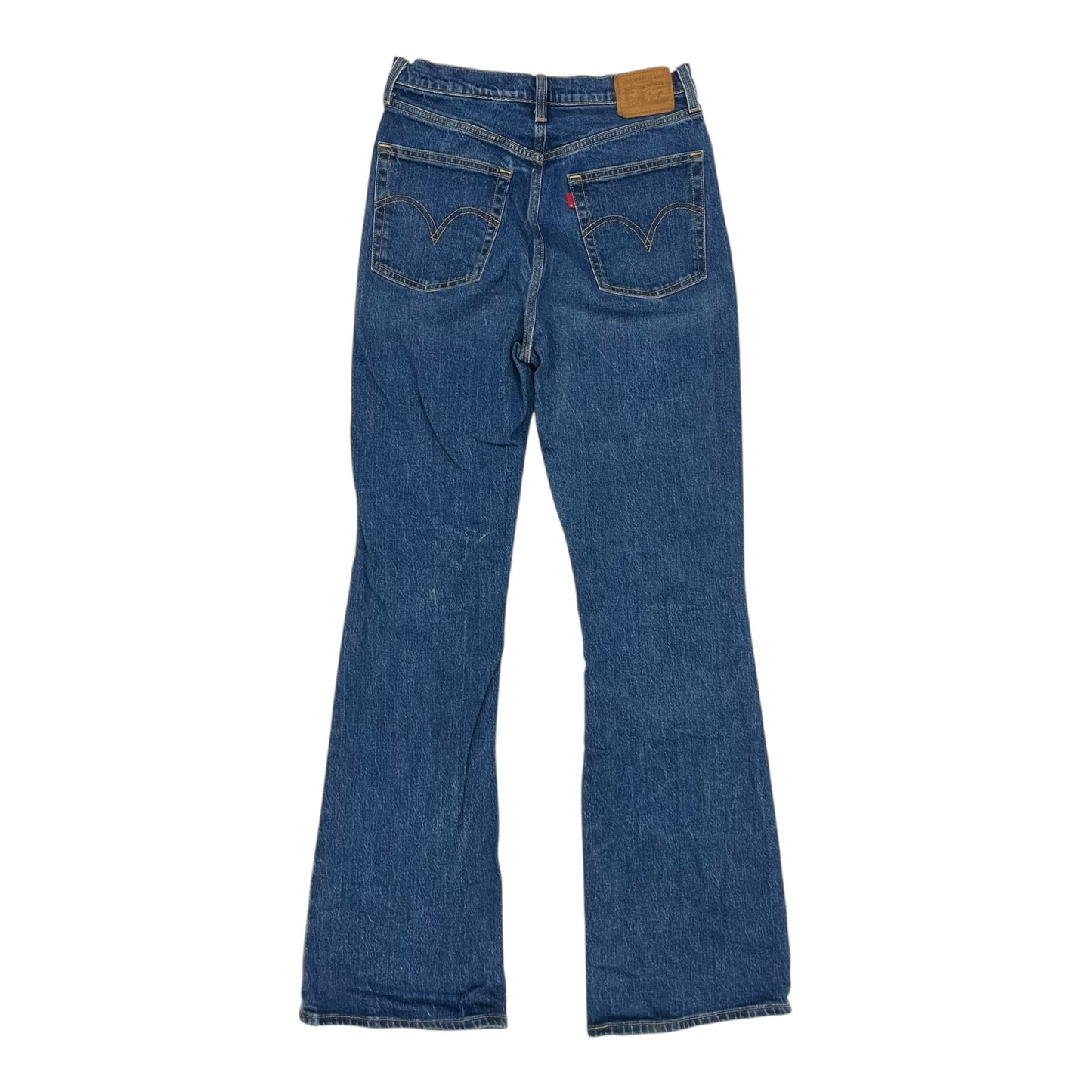 Jeans Boot Cut By Levis In Blue Denim, Size:8