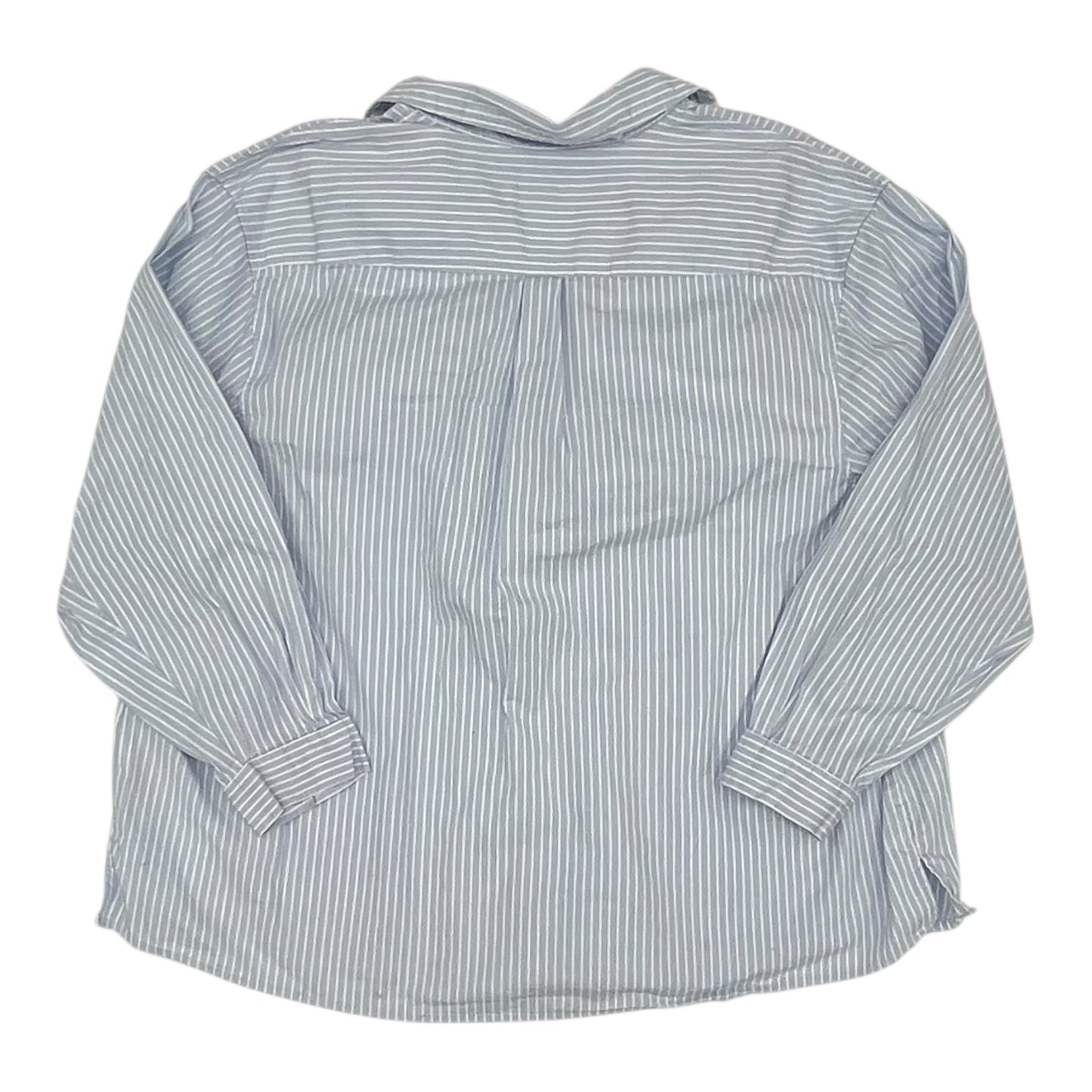 Top Ls By Ava & Viv In Blue, Size:2X