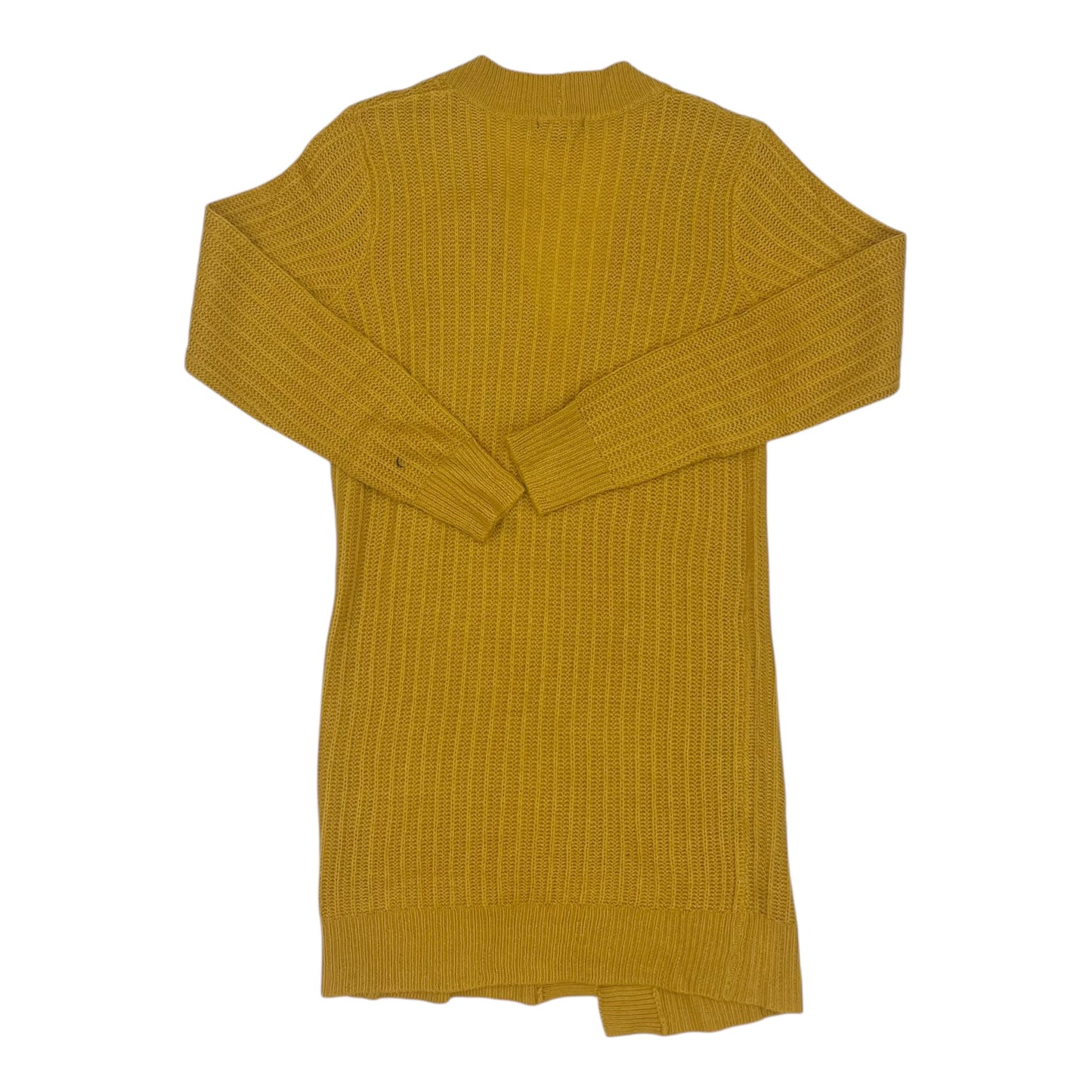 Sweater Cardigan By Fashion Nova In Yellow, Size:S