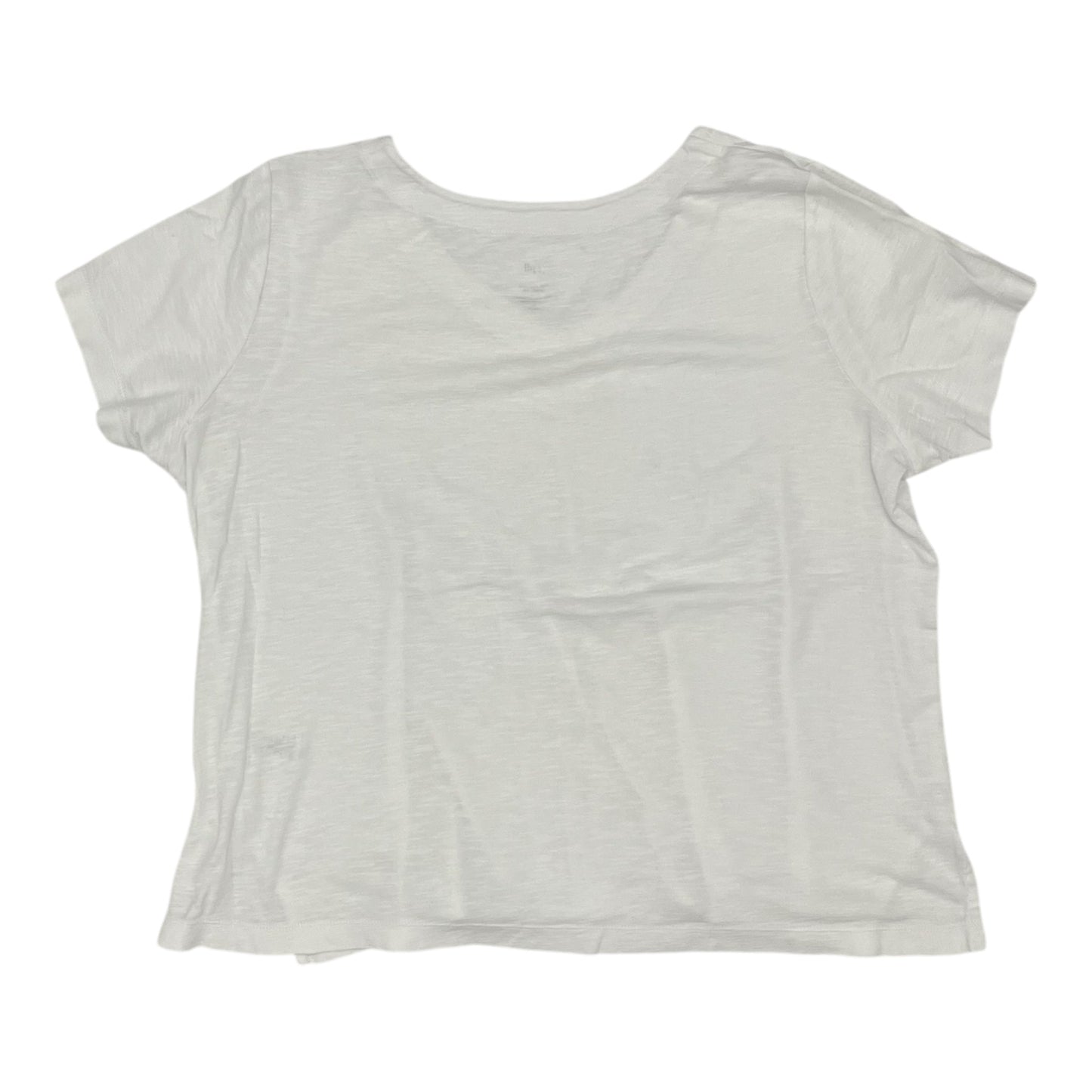 Top Ss Basic By J. Jill In White, Size:Lp