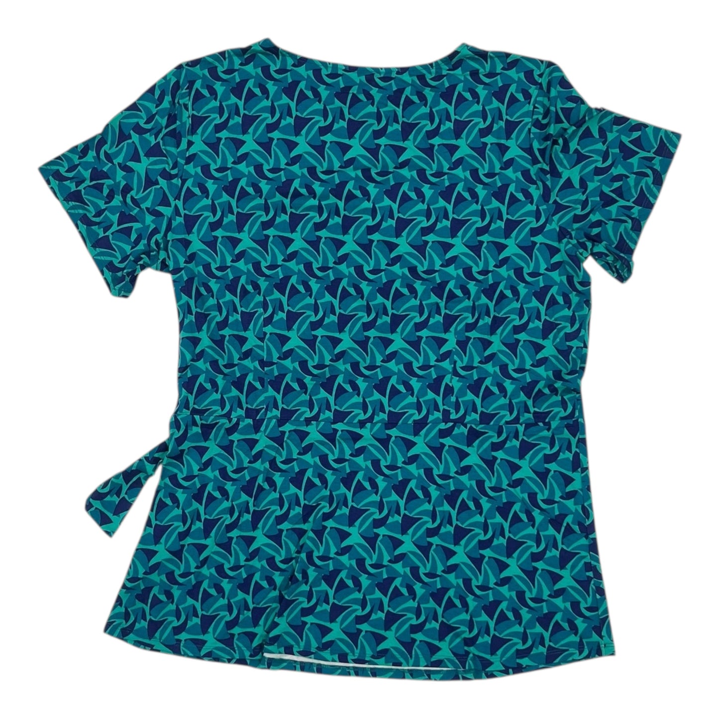 Top Ss By Liz Claiborne In Blue & Green, Size:L