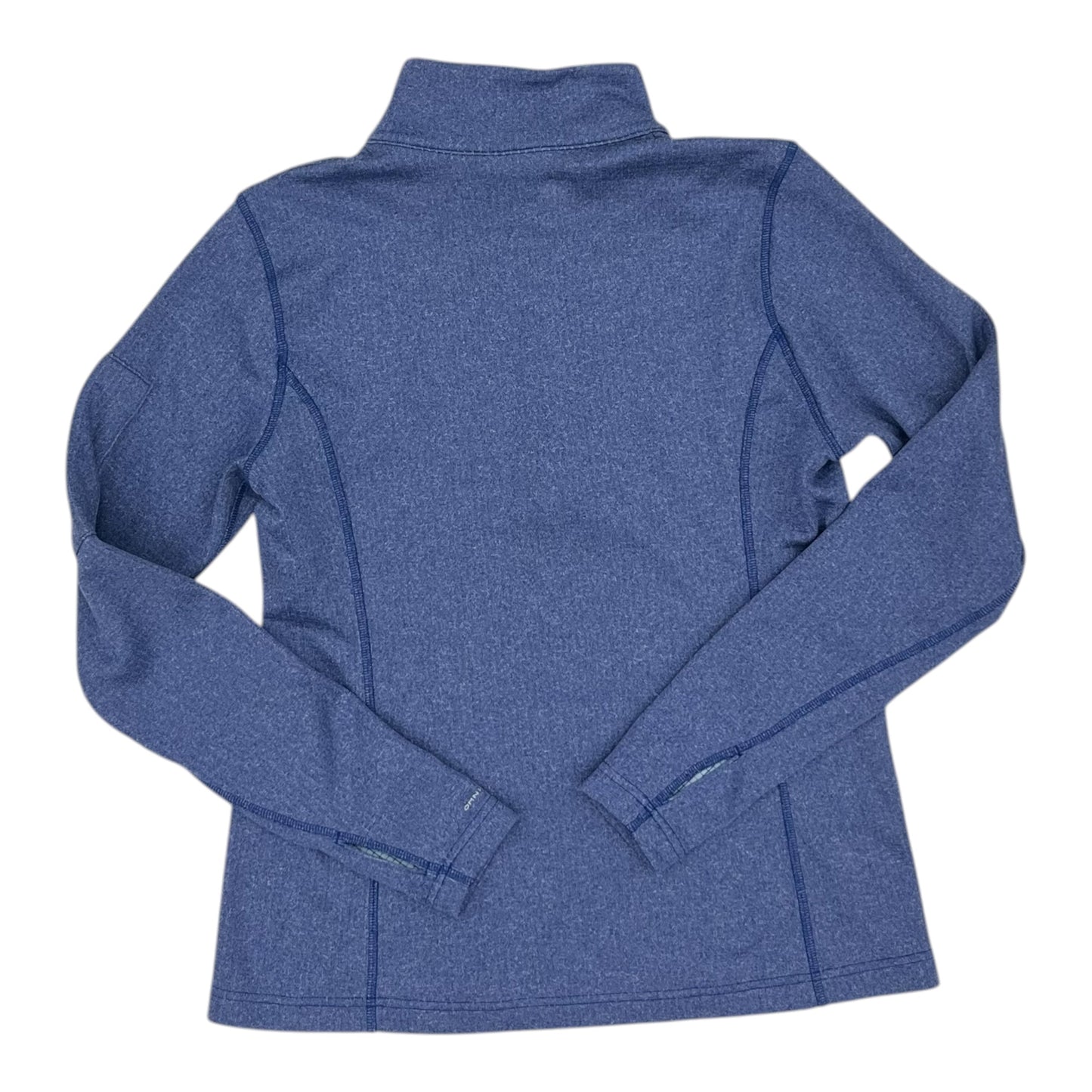 Athletic Top Ls Collar By Columbia In Blue, Size:L