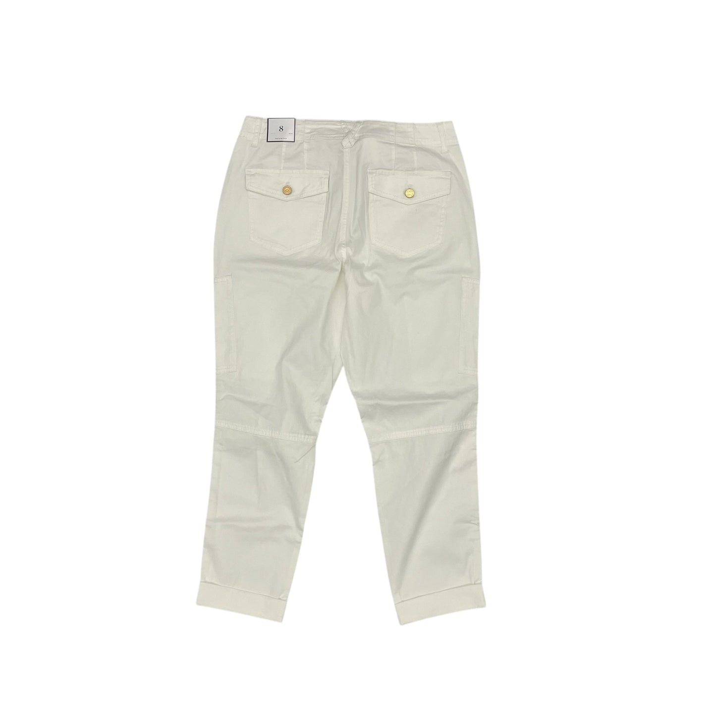 Pants Cropped By White House Black Market In White, Size:8