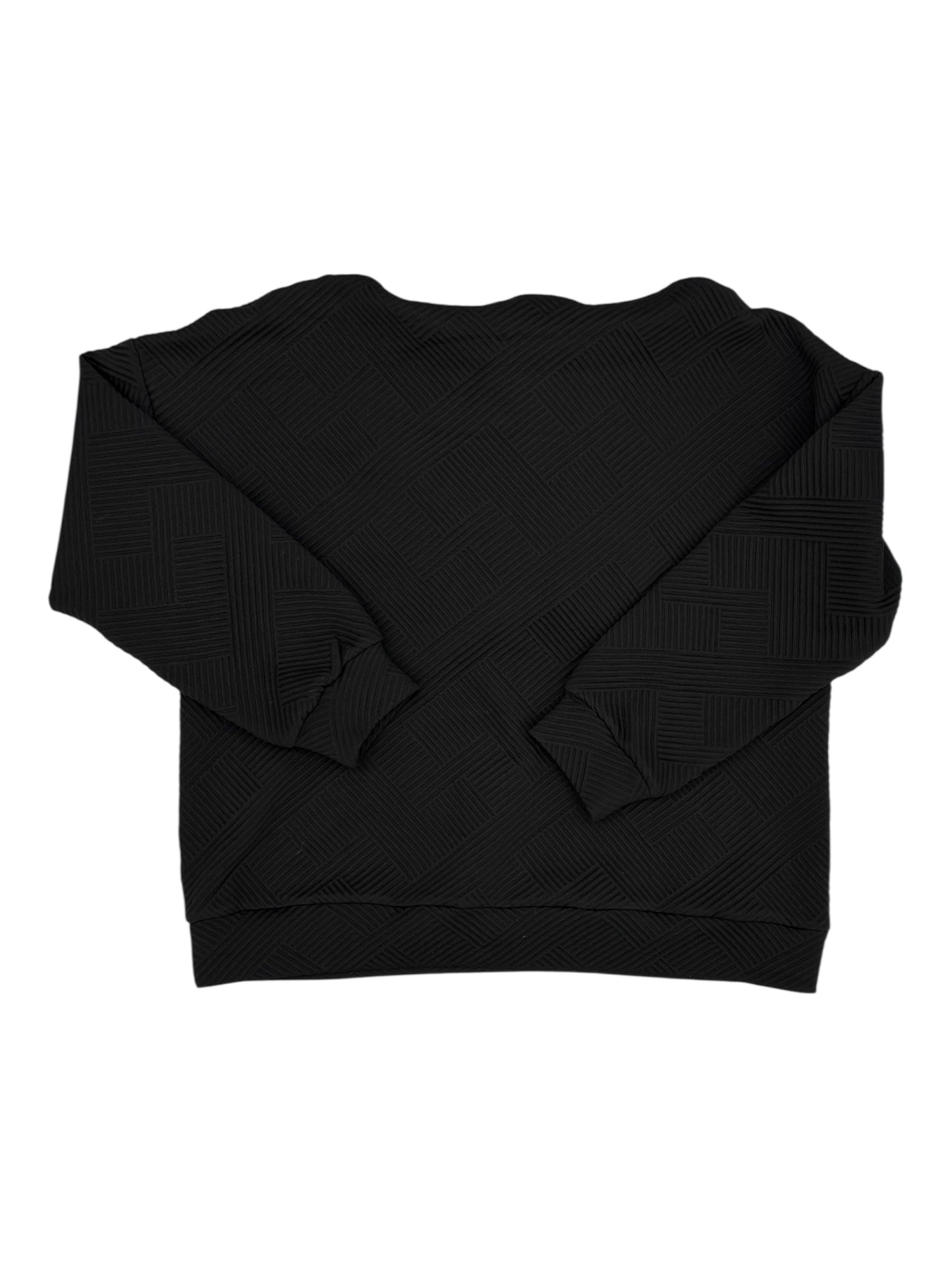 Sweatshirt Hoodie By Staccato In Black, Size:L