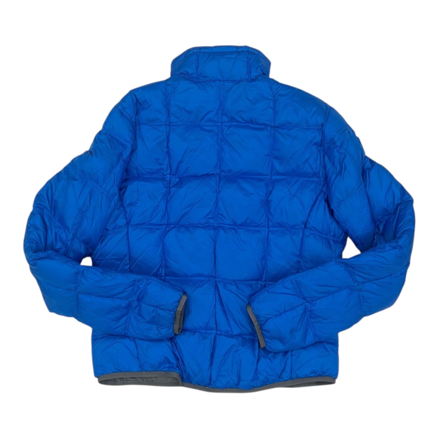 Jacket Puffer & Quilted By Eddie Bauer In Blue, Size:M