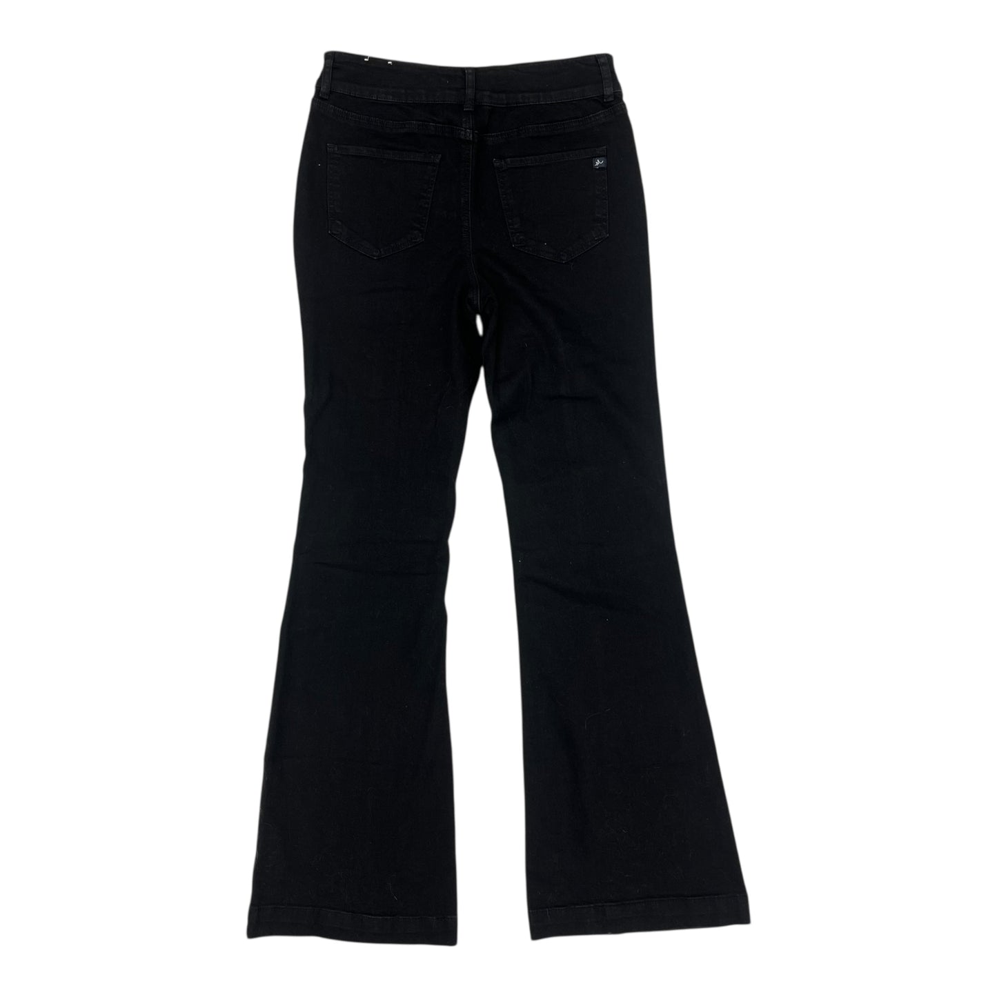 Jeans Flared By Maurices In Black Denim, Size:10L