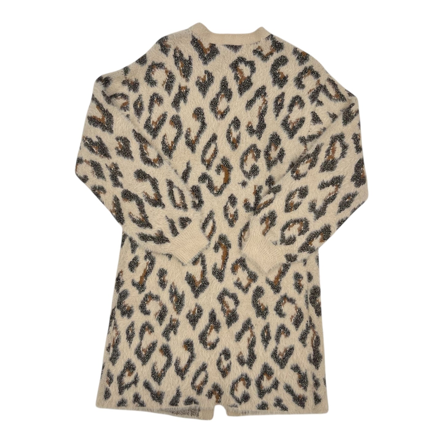 Sweater Cardigan By Inc In Leopard Print, Size:S