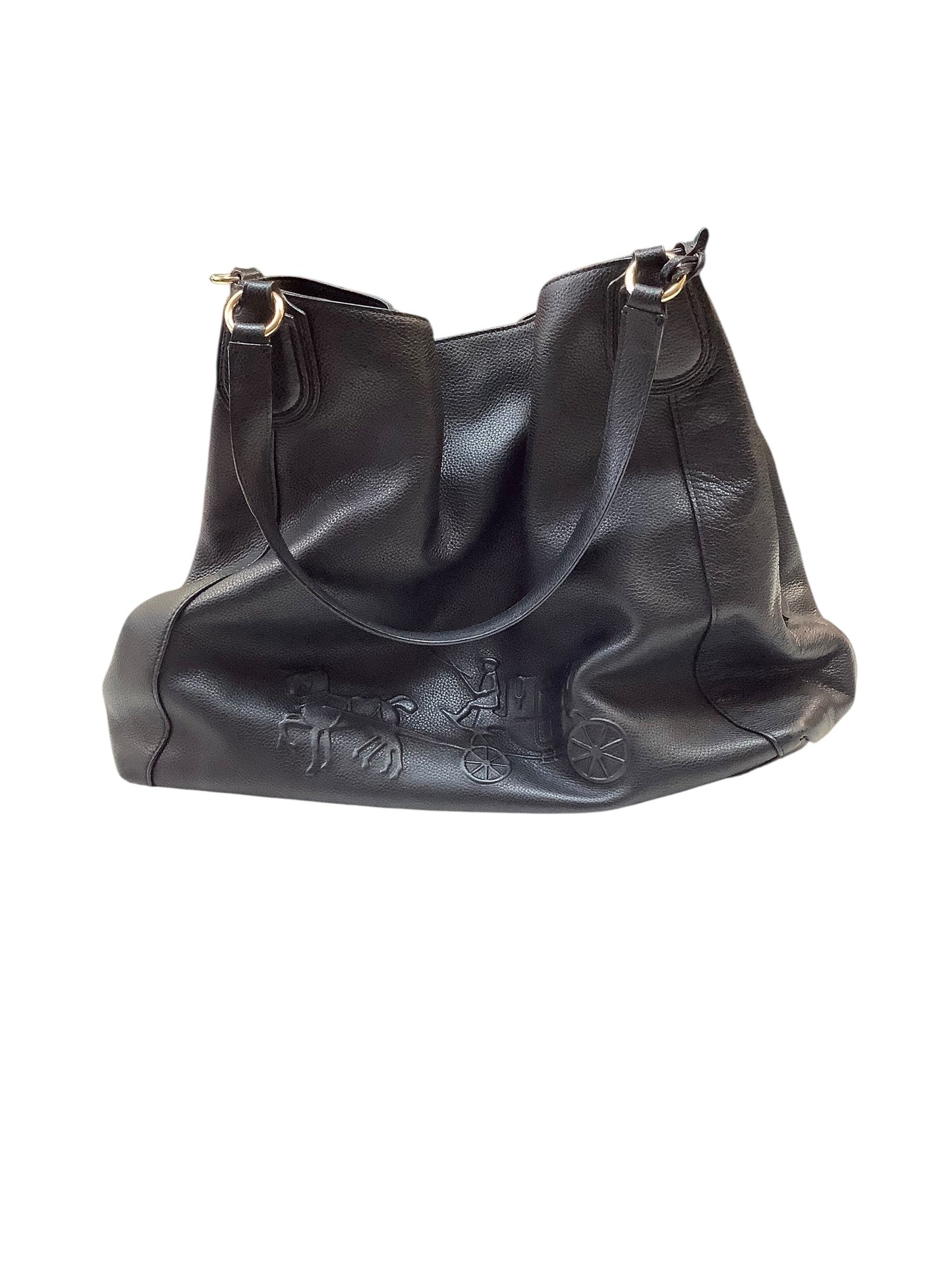 Handbag Designer By Coach In Black, Size:Large