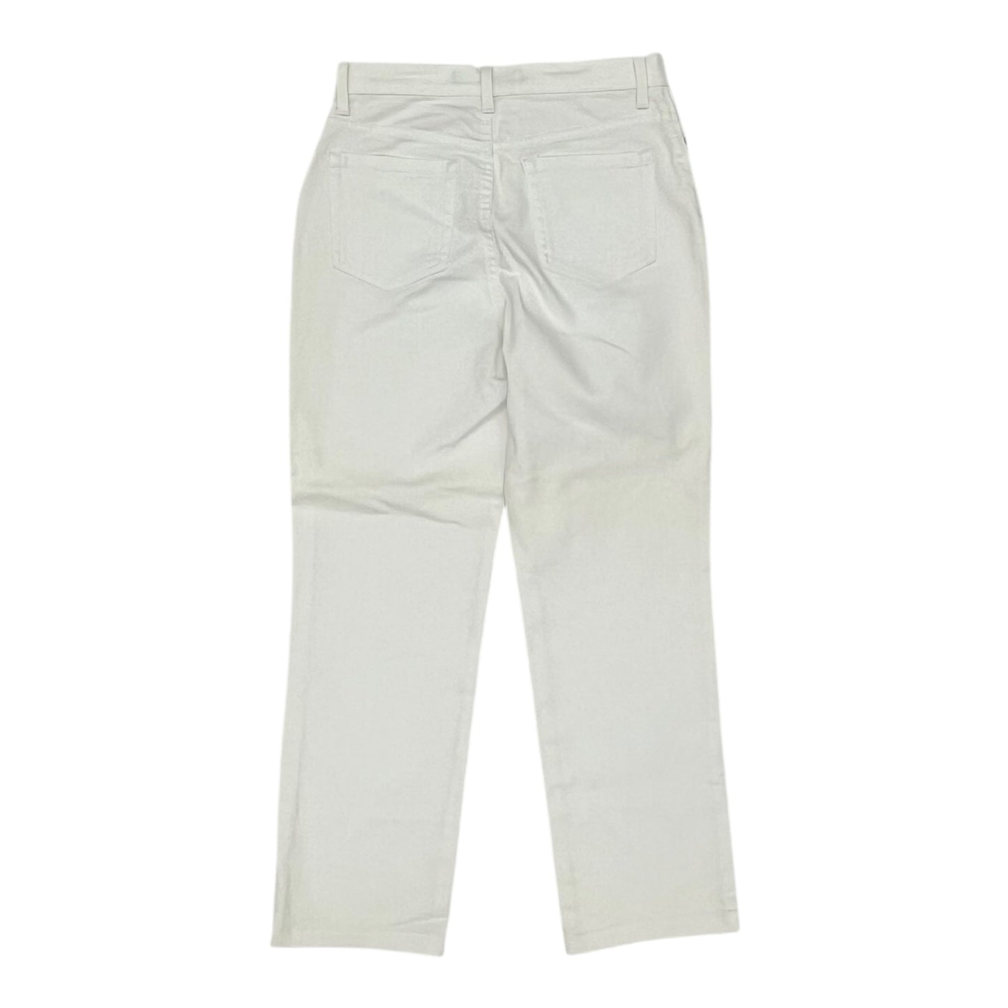 Jeans Straight By Gloria Vanderbilt In White Denim, Size:6