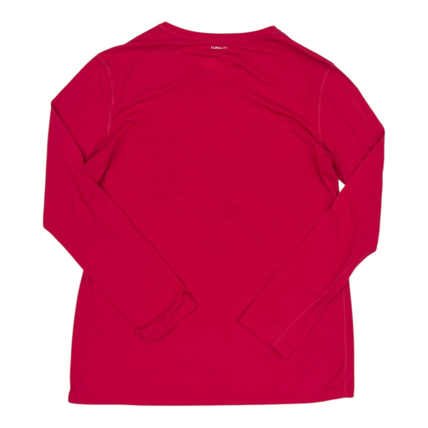 Athletic Top Ls Collar By Adidas In Pink, Size:Xl