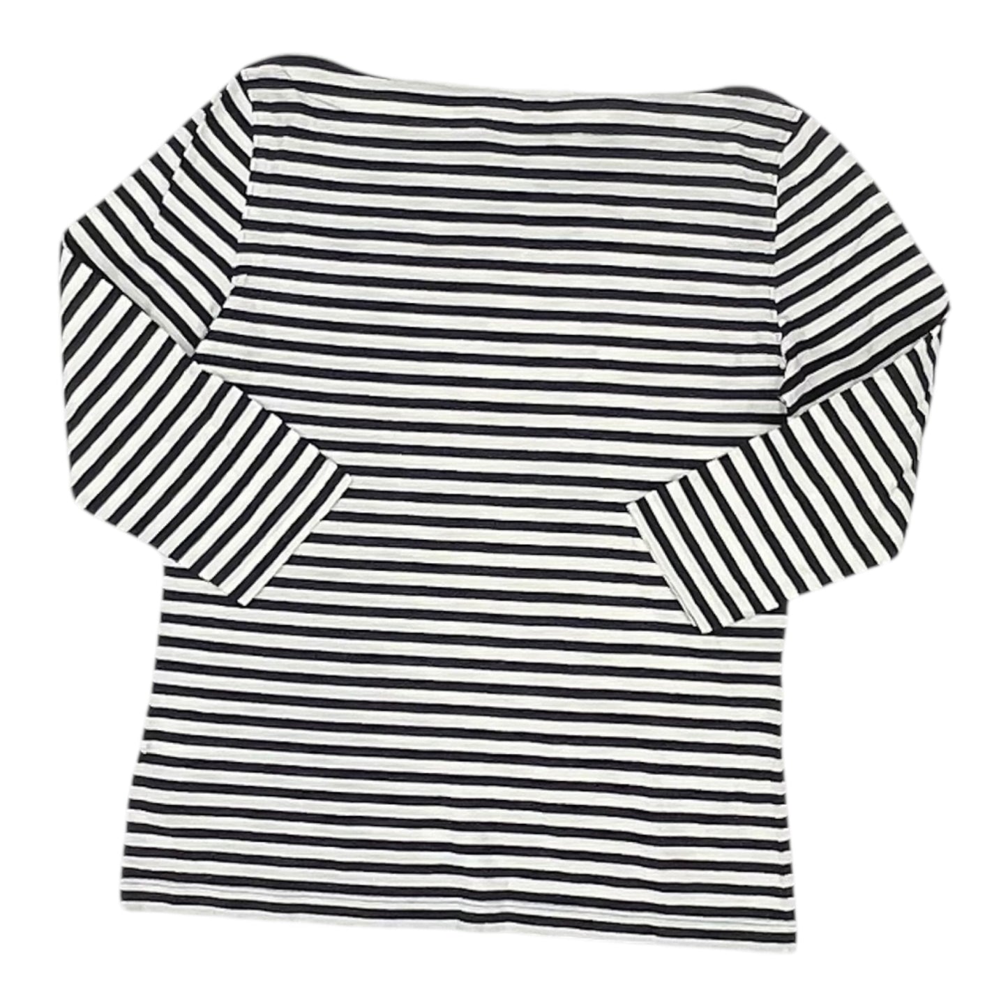 Top 3/4 Sleeve By Brooks Brothers In Striped Pattern, Size:S