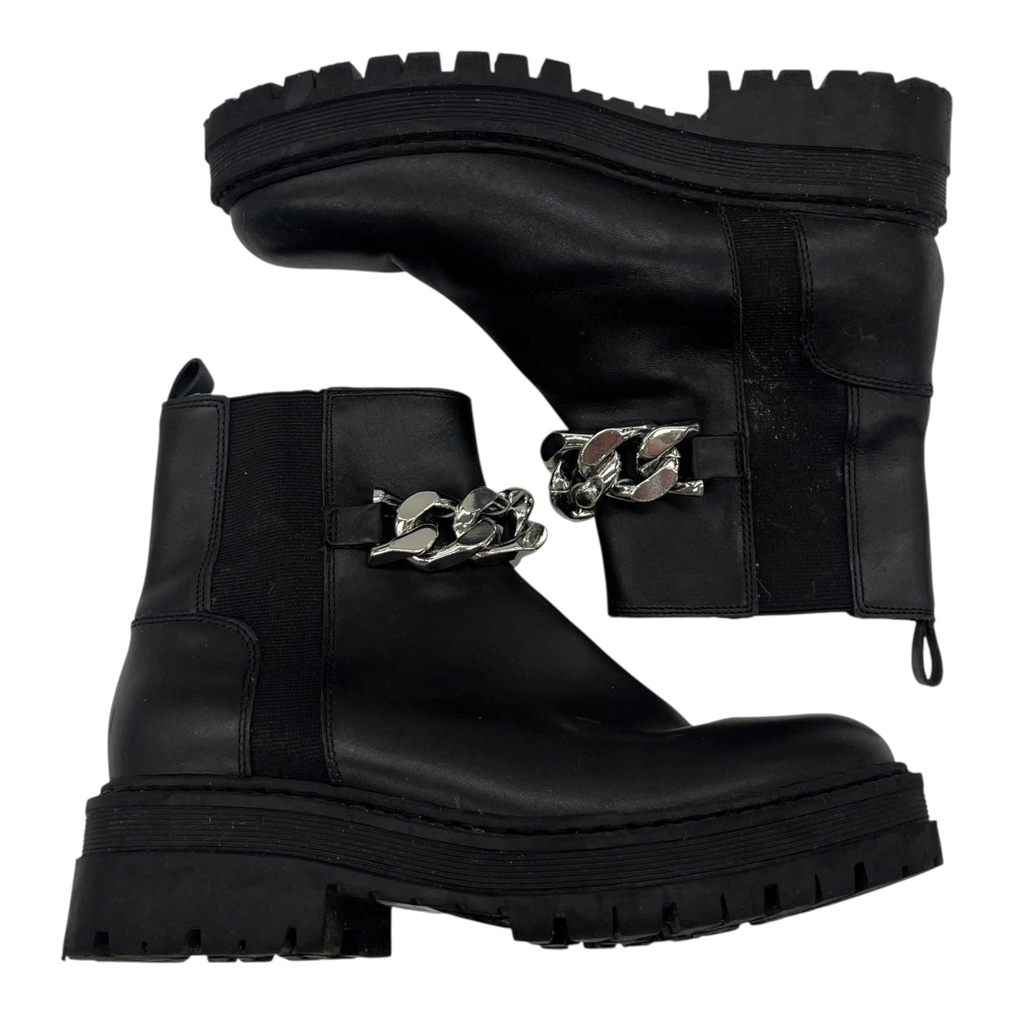 Boots Ankle Heels By Marc Fisher In Black, Size:7.5