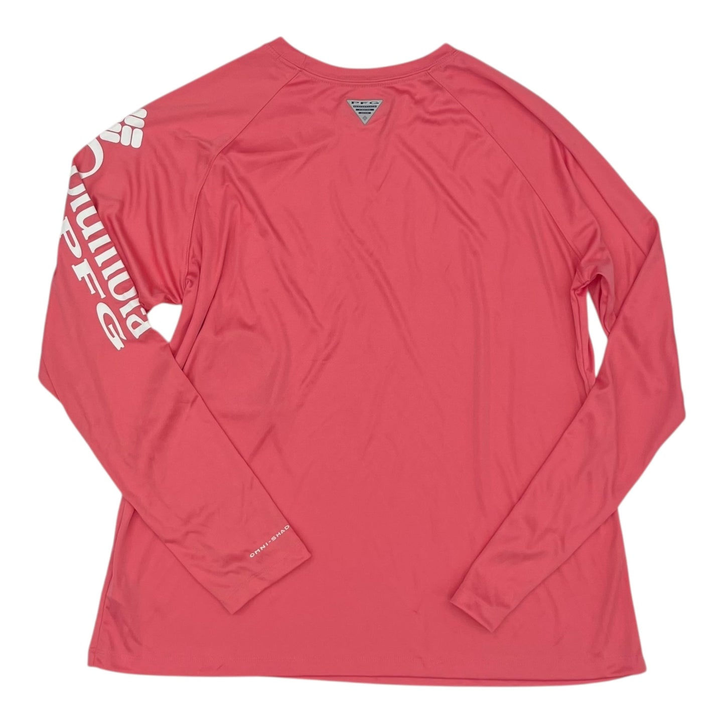 Athletic Top Ls Crewneck By Columbia In Pink, Size:Xl